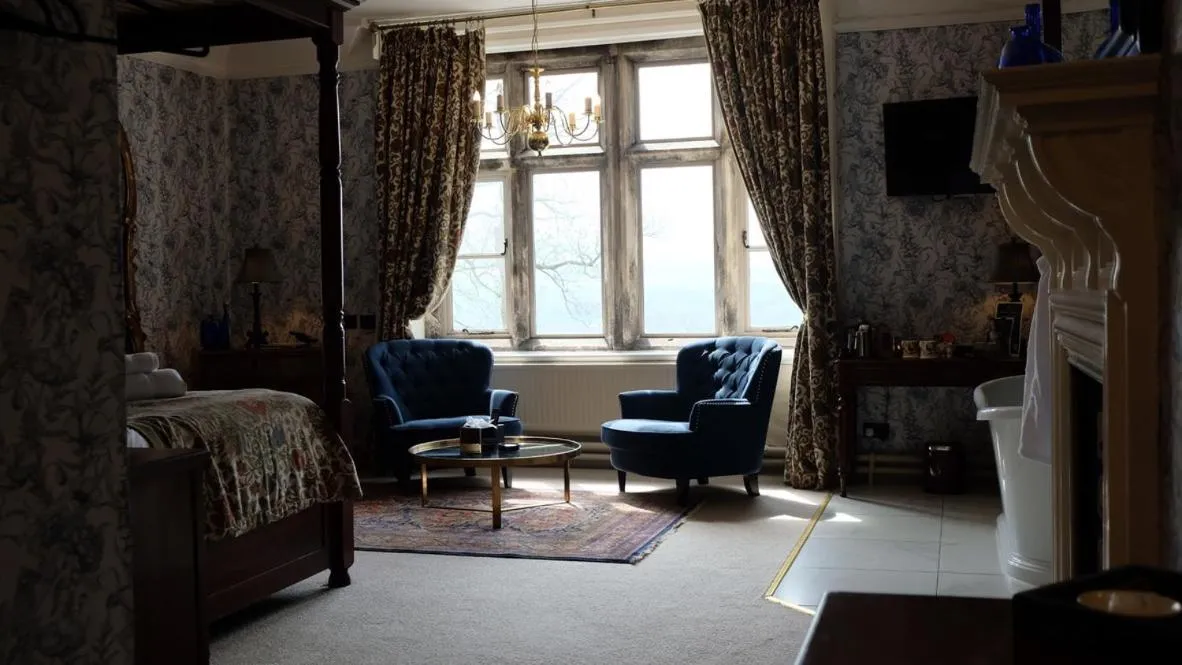 Seating area in Simonstone Hall Hotel