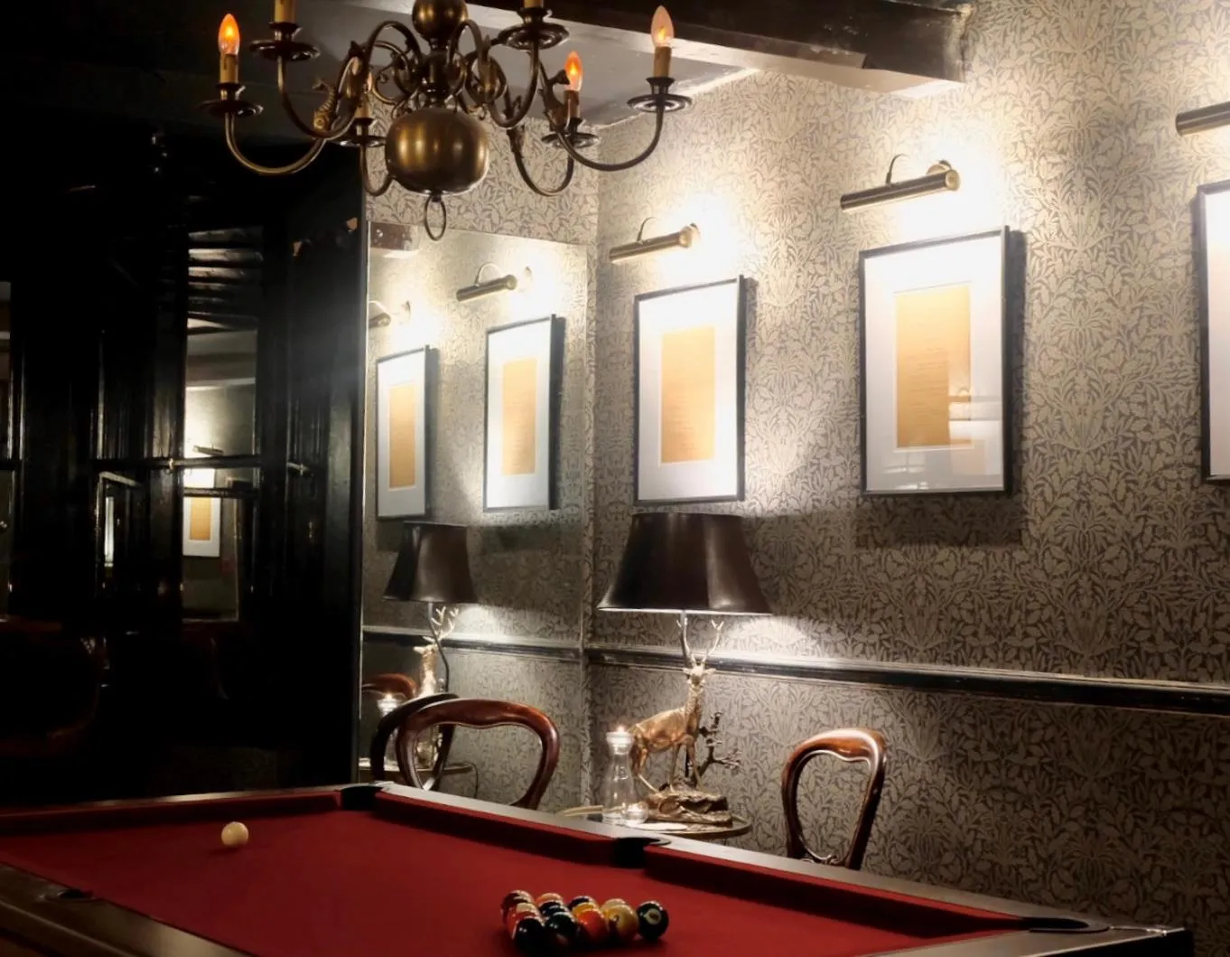 Game Room in Simonstone Hall Hotel