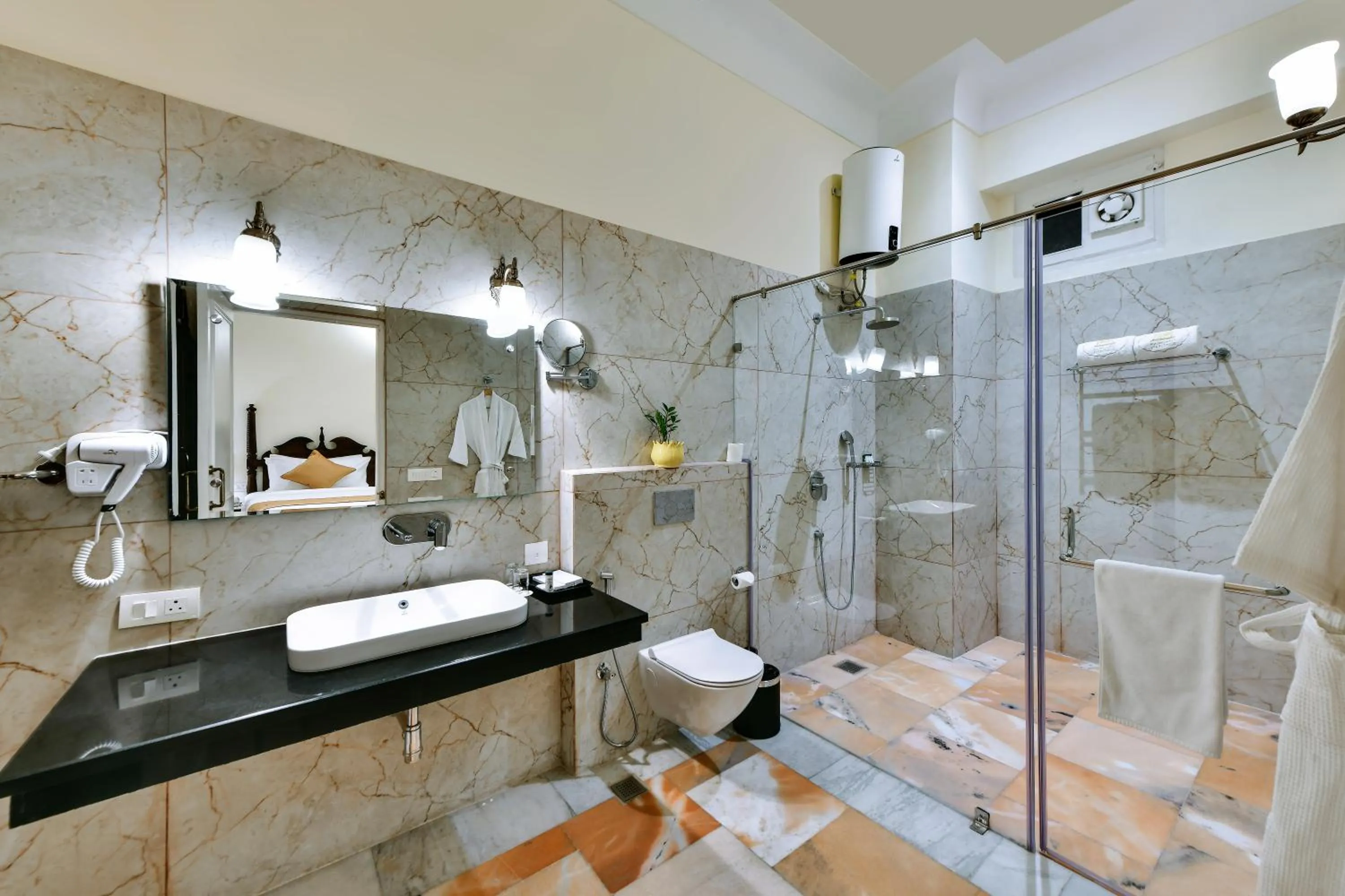 Bathroom in WelcomHeritage Ramgarh