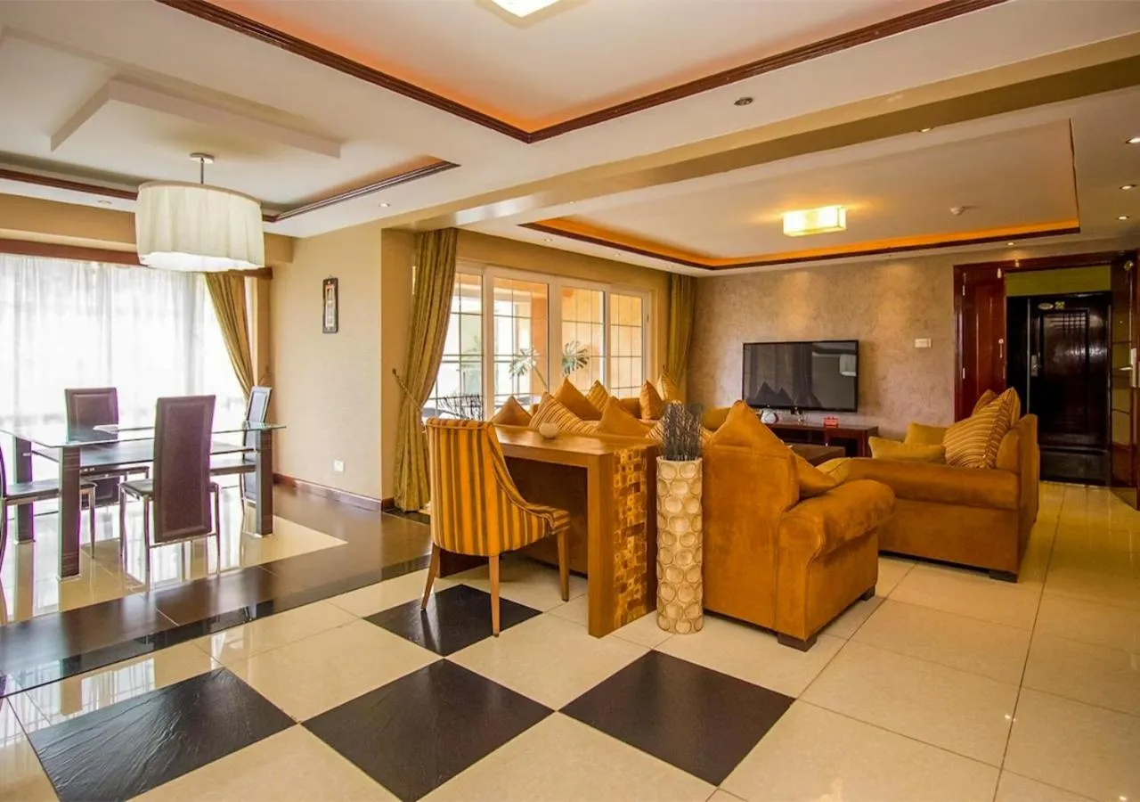Living room in Clarence House Nairobi