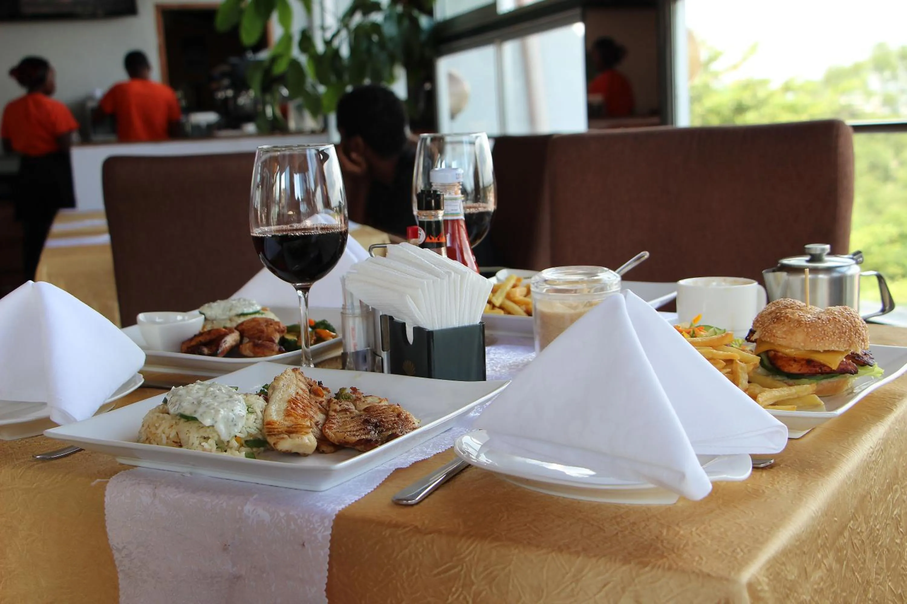 Breakfast in Clarence House Nairobi