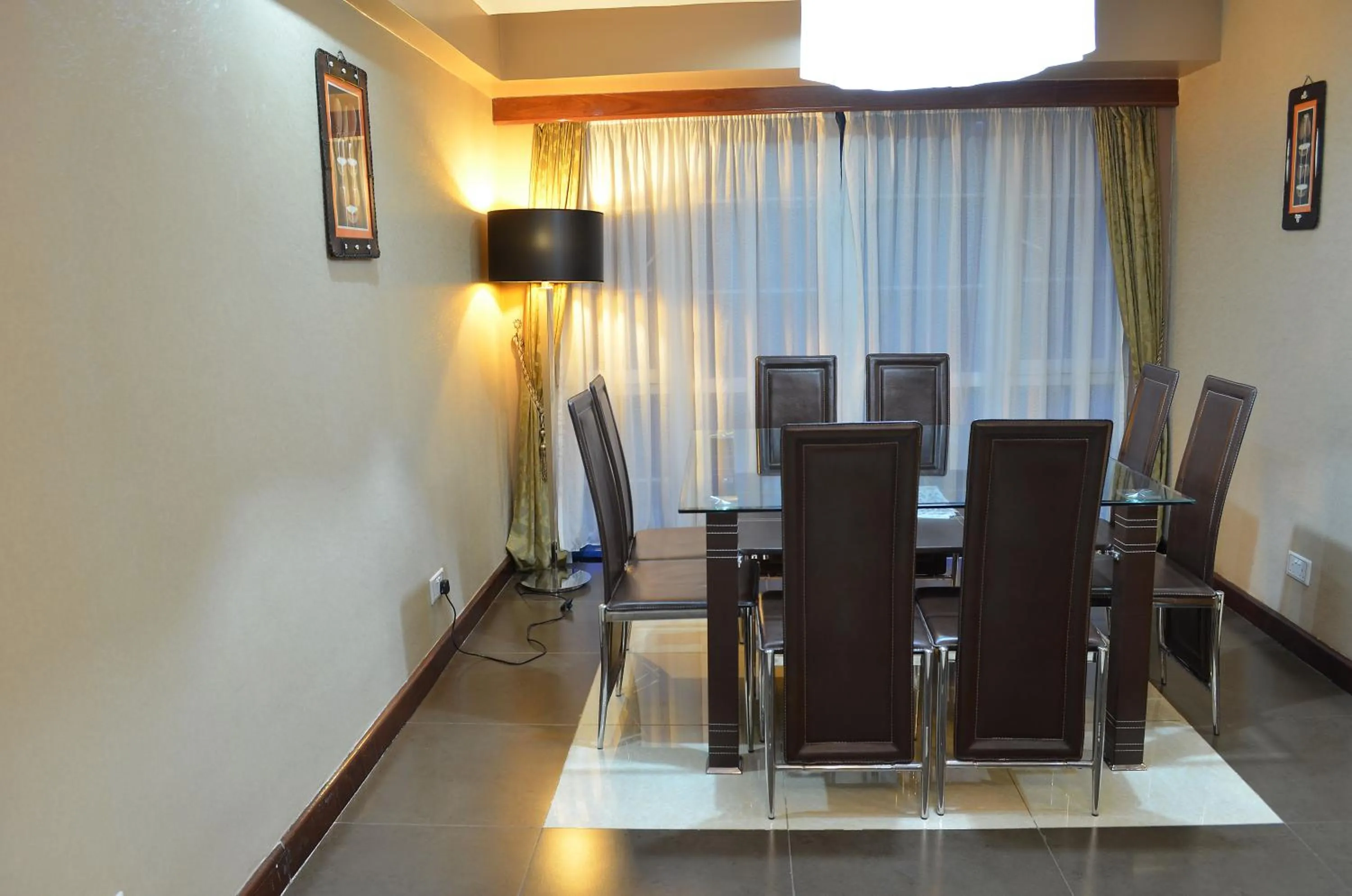 Dining area in Clarence House Nairobi