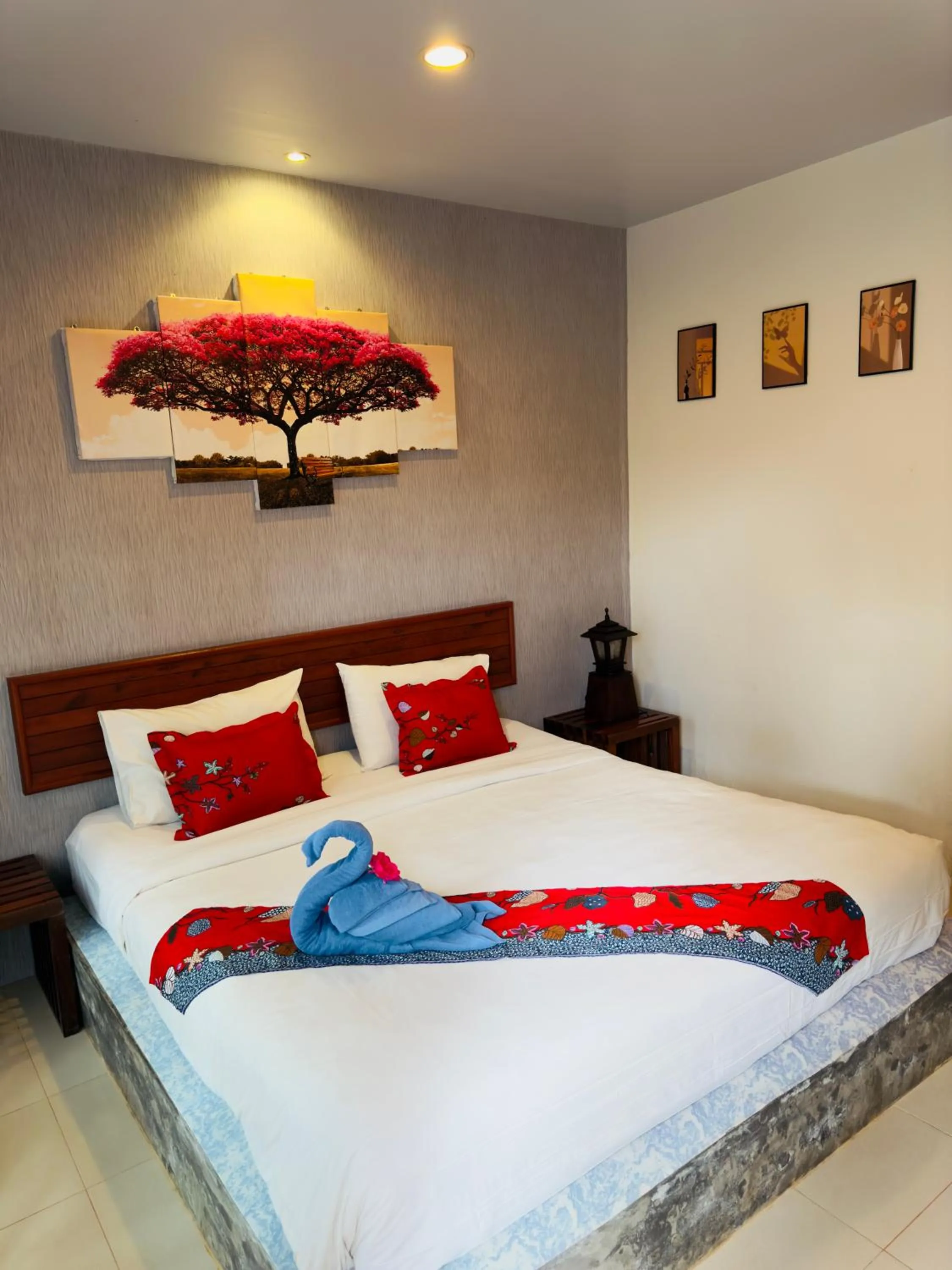 Bed in Andawa Lanta Resort