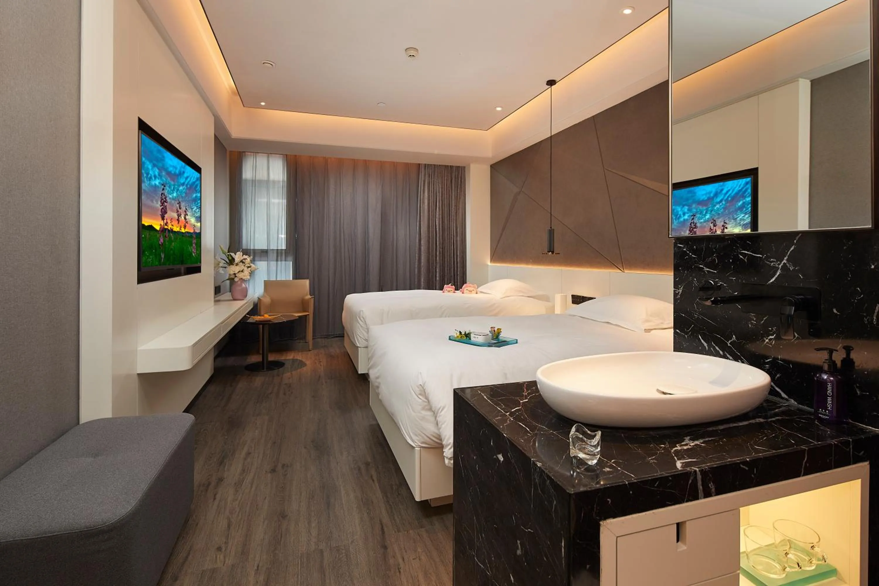 Bed in Mercure Tai'an Centre