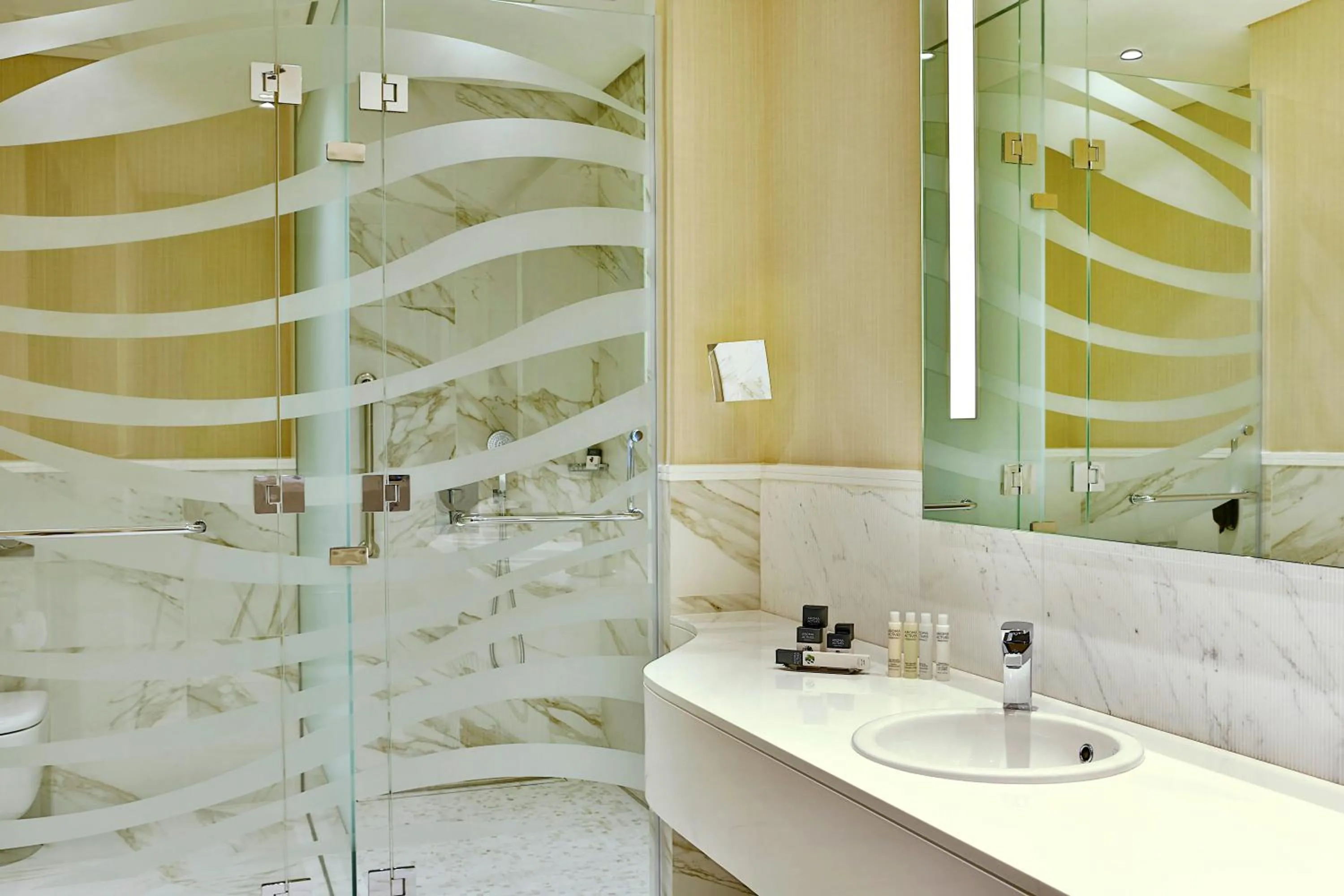 Shower in DoubleTree by Hilton Doha Old Town