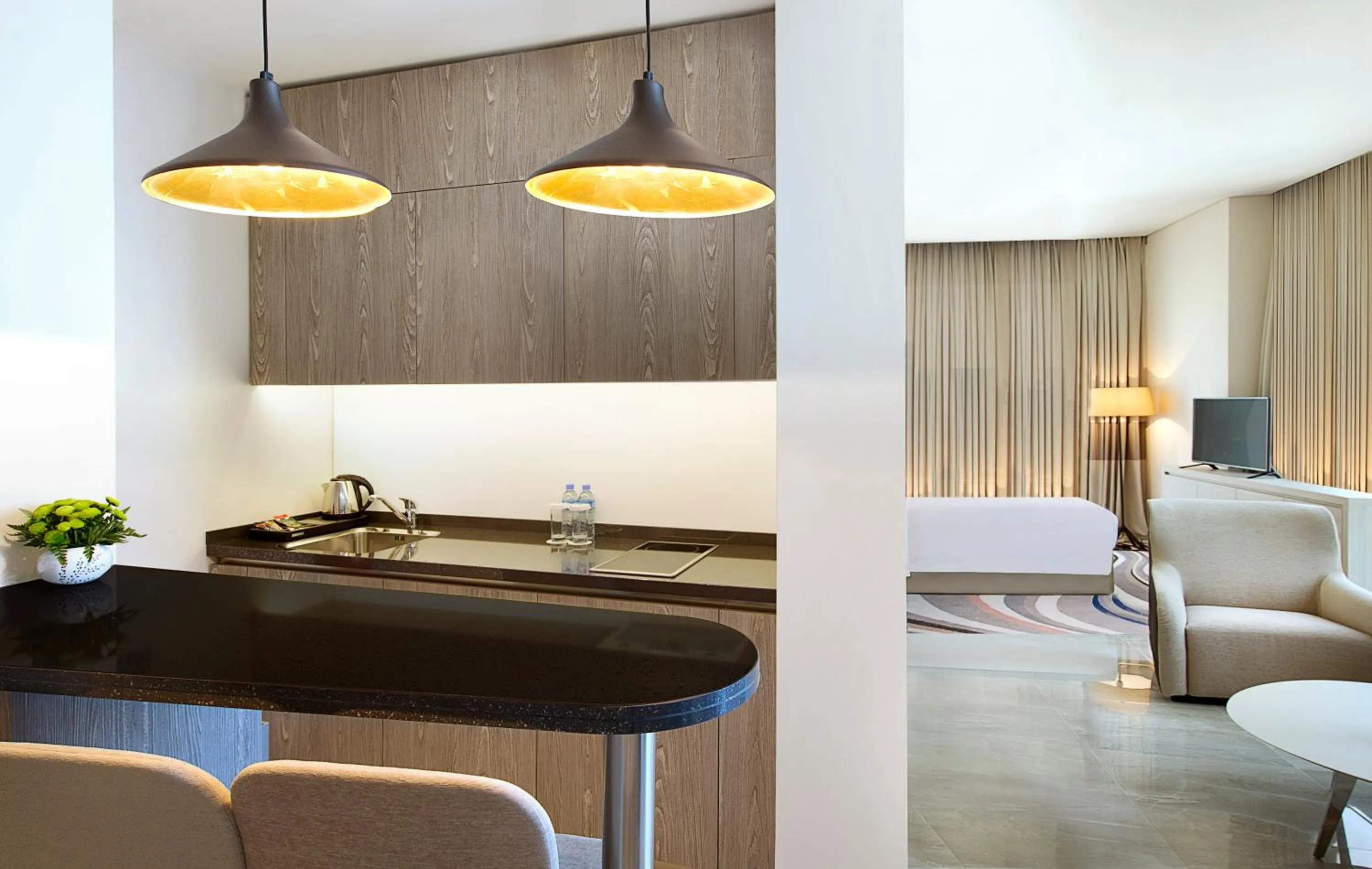 Seating area in DoubleTree by Hilton Doha Old Town