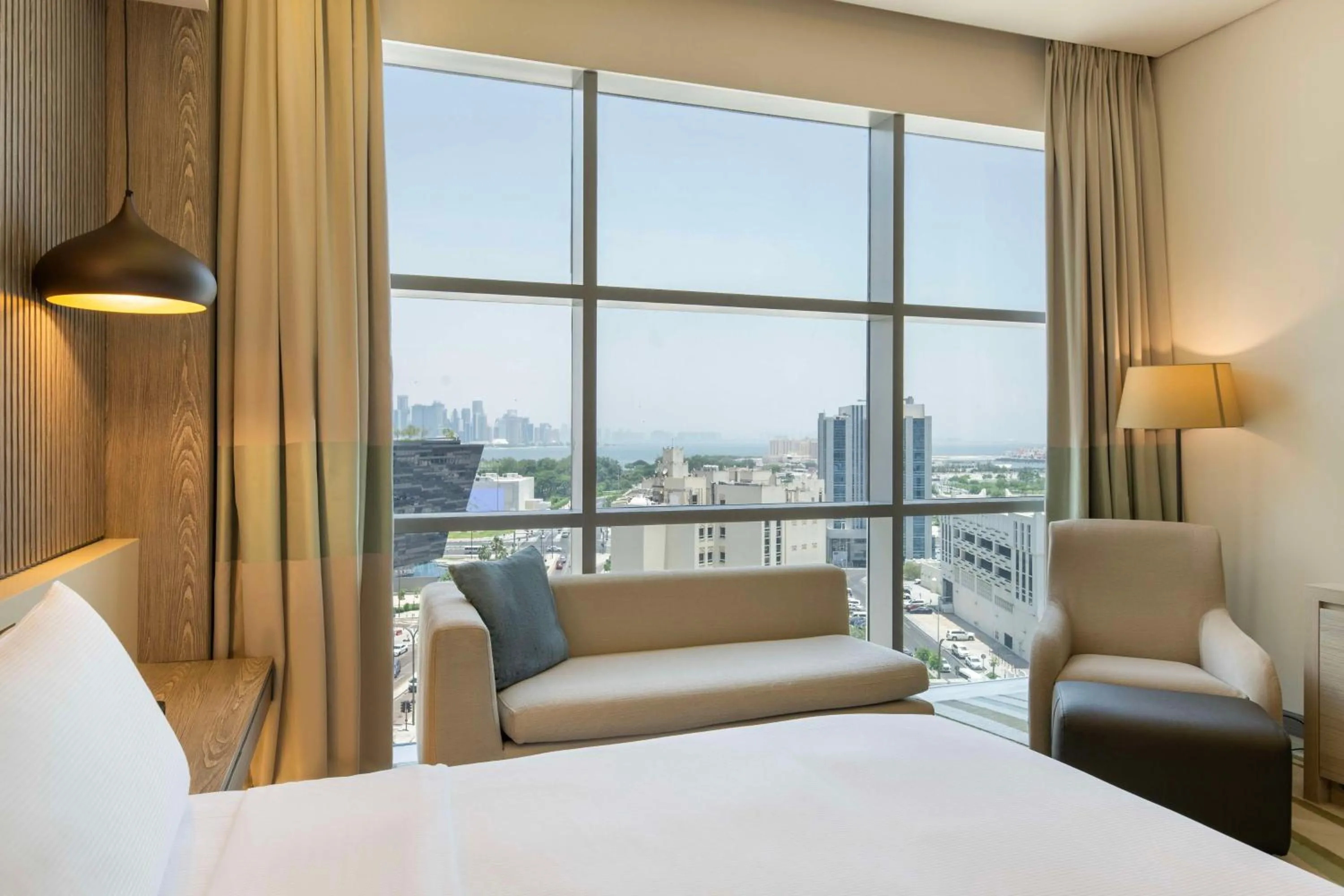 Photo of the whole room, Bed in DoubleTree by Hilton Doha Old Town