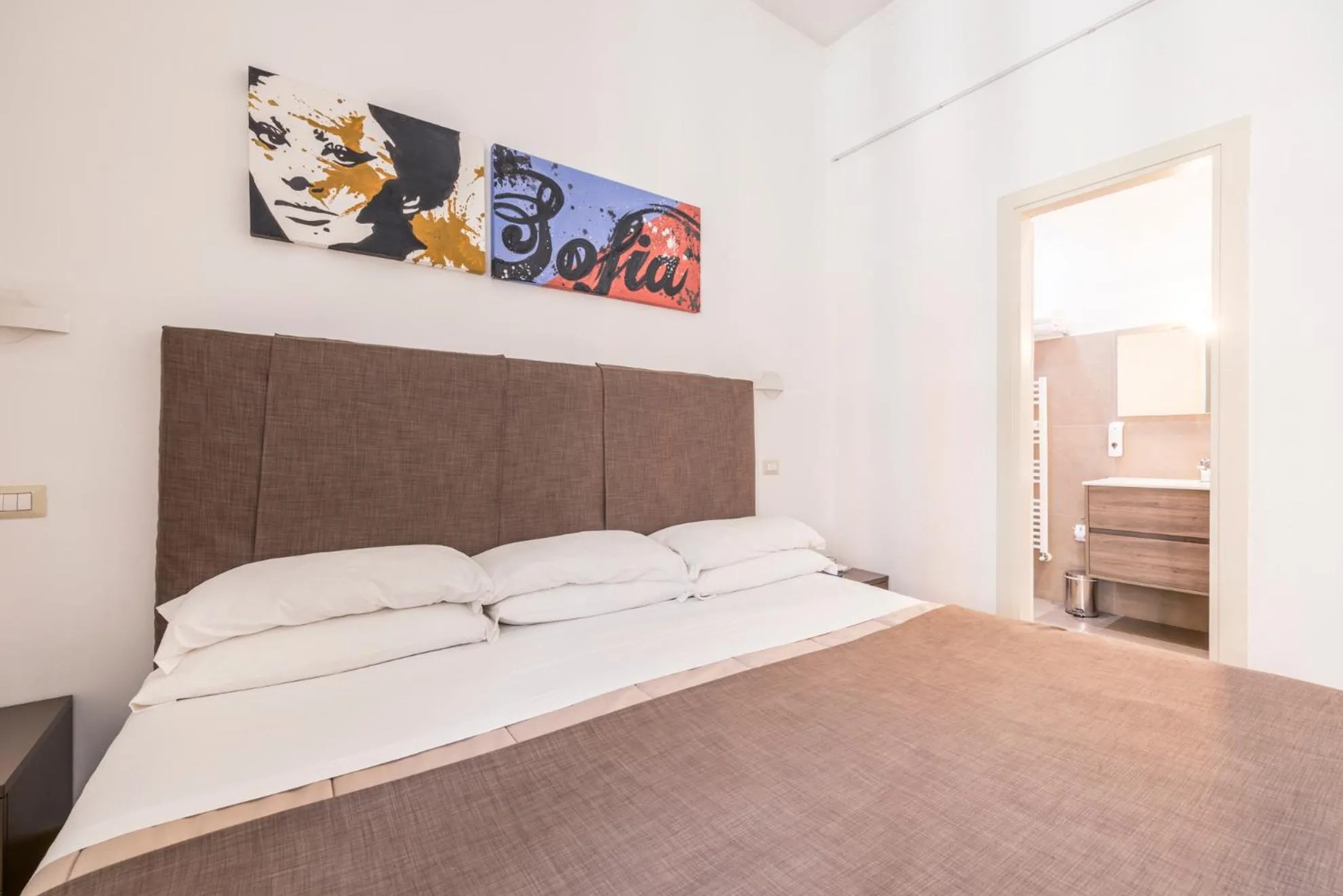 Bed in Rome Armony Suites