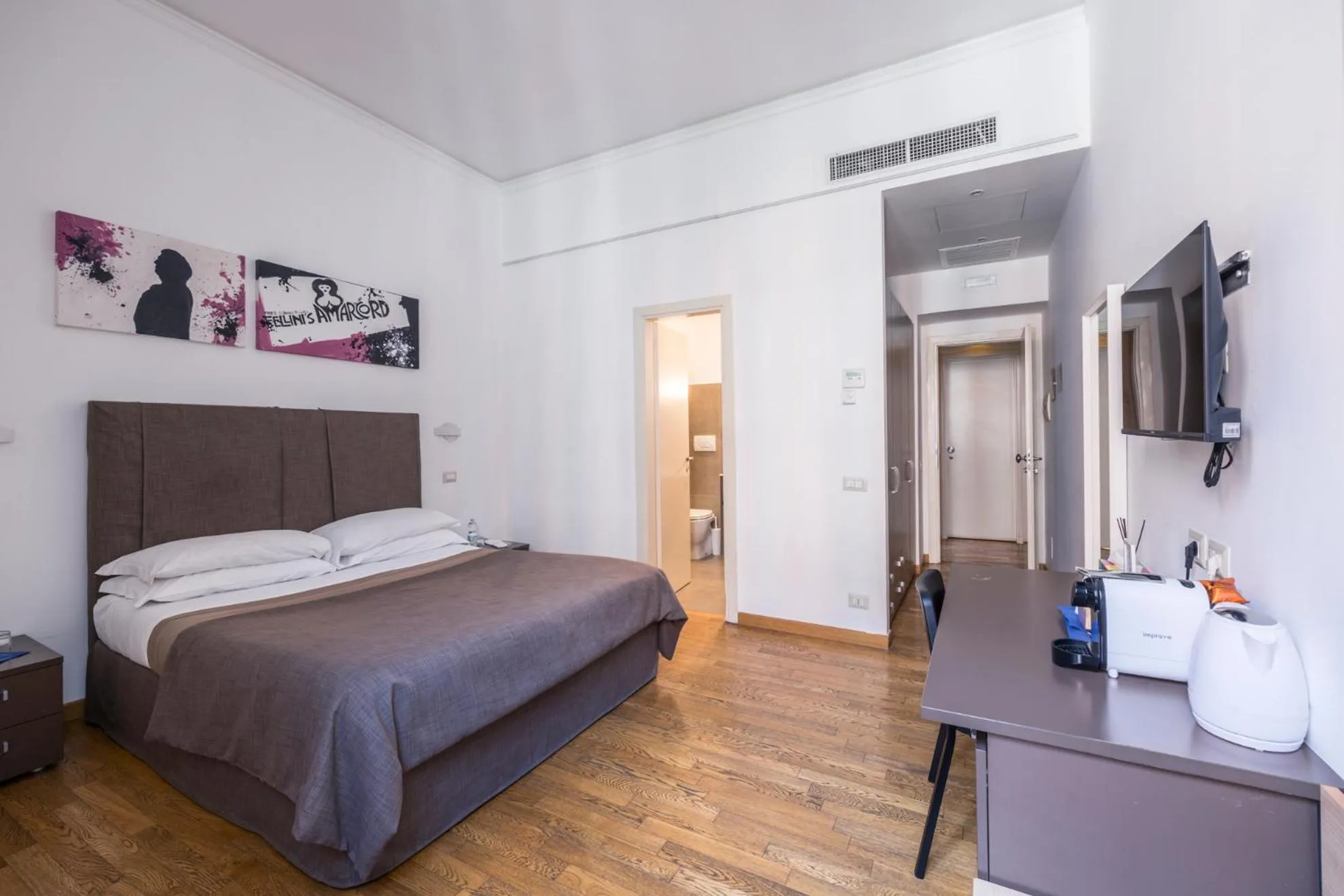 Bed in Rome Armony Suites
