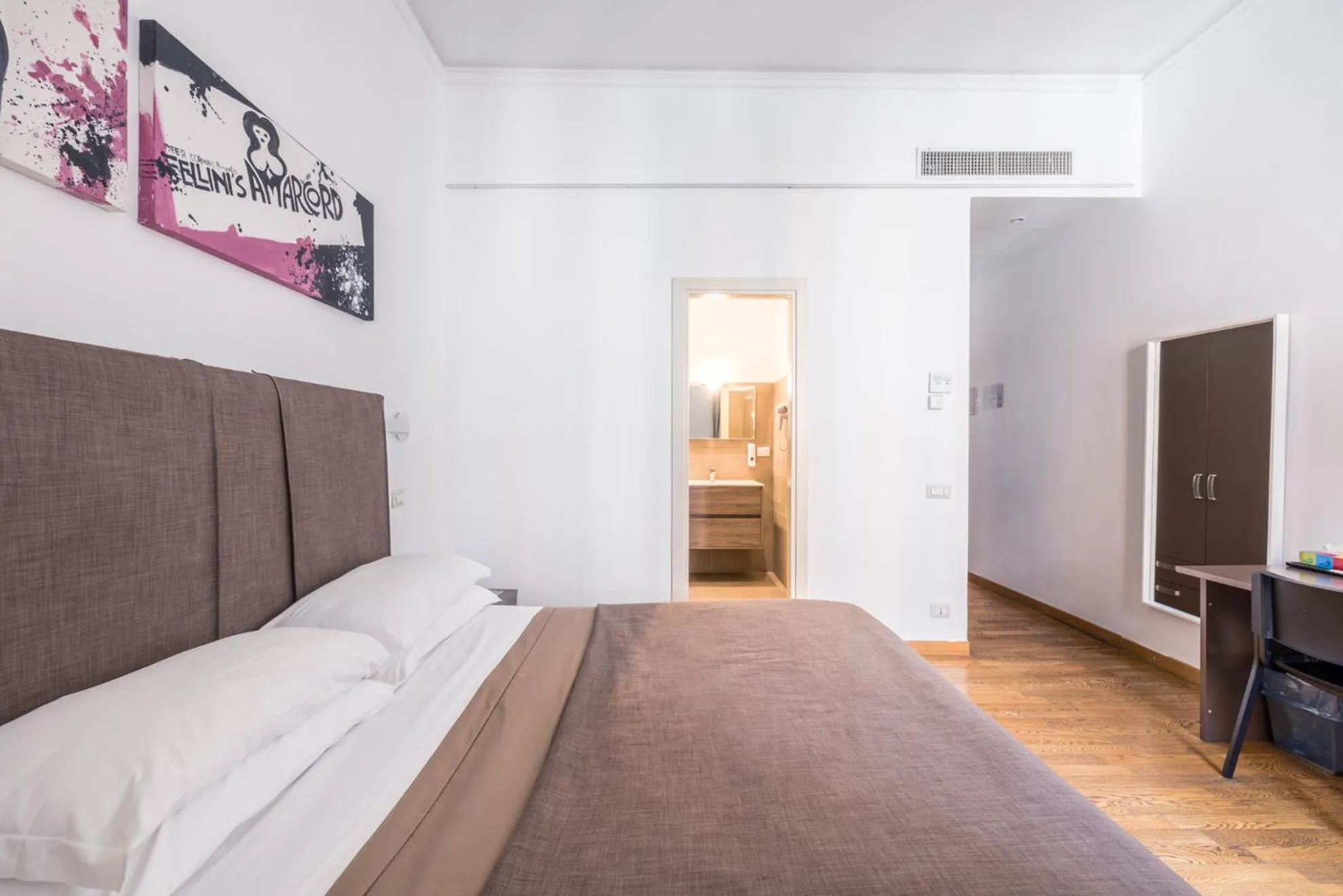 Bed in Rome Armony Suites
