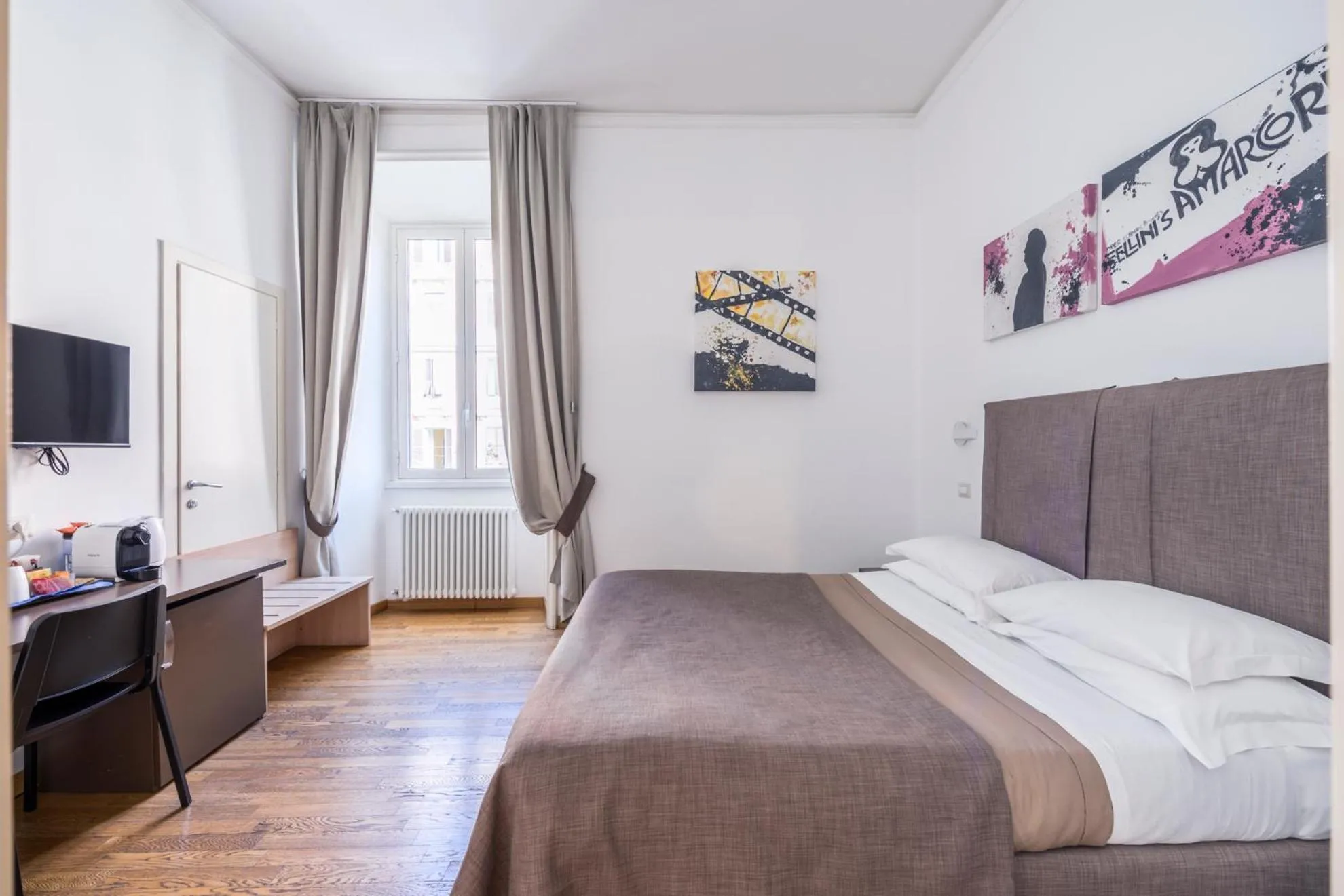 Bed in Rome Armony Suites