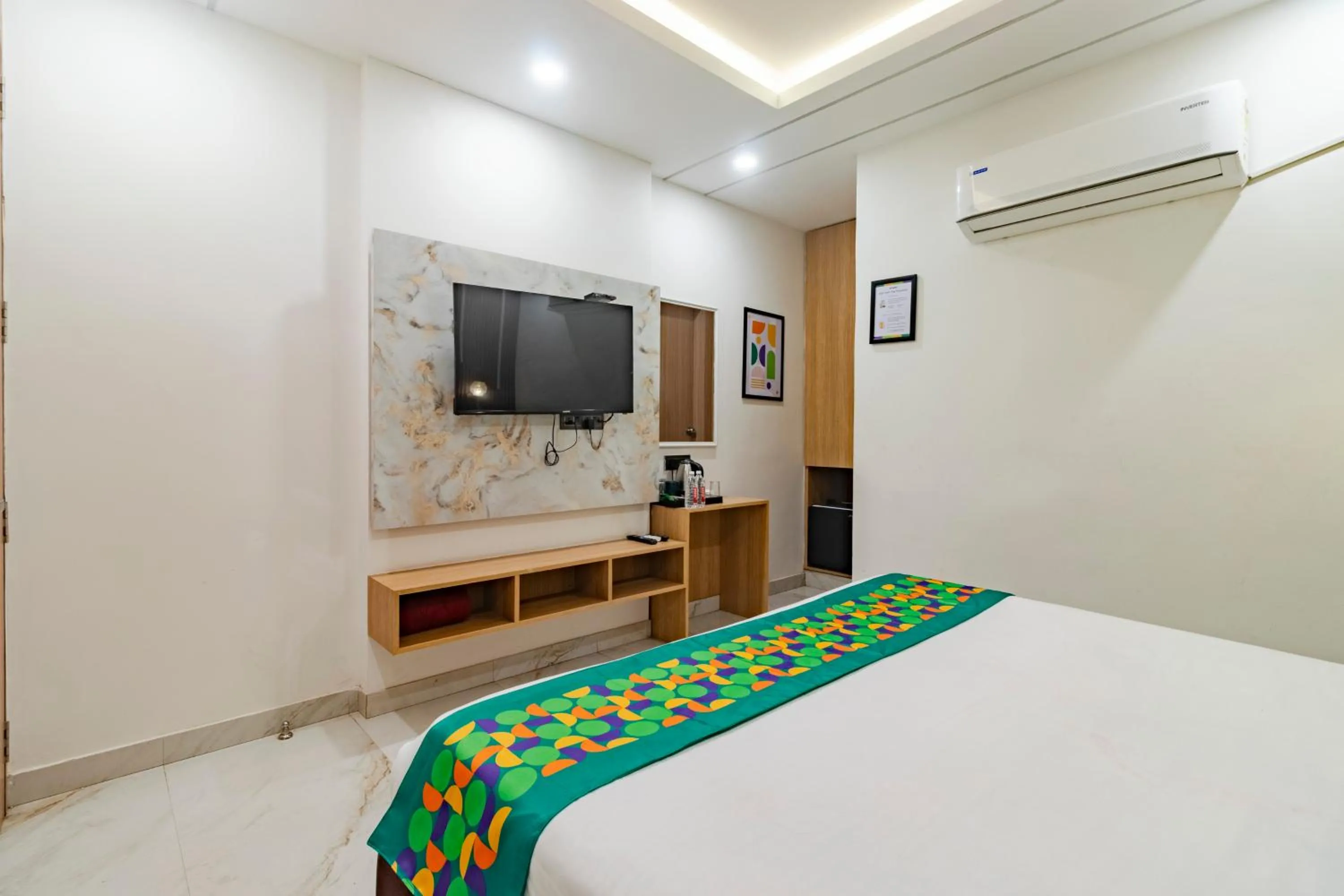 Bedroom, Bed in Treebo KGF Villa with Swimming Pool