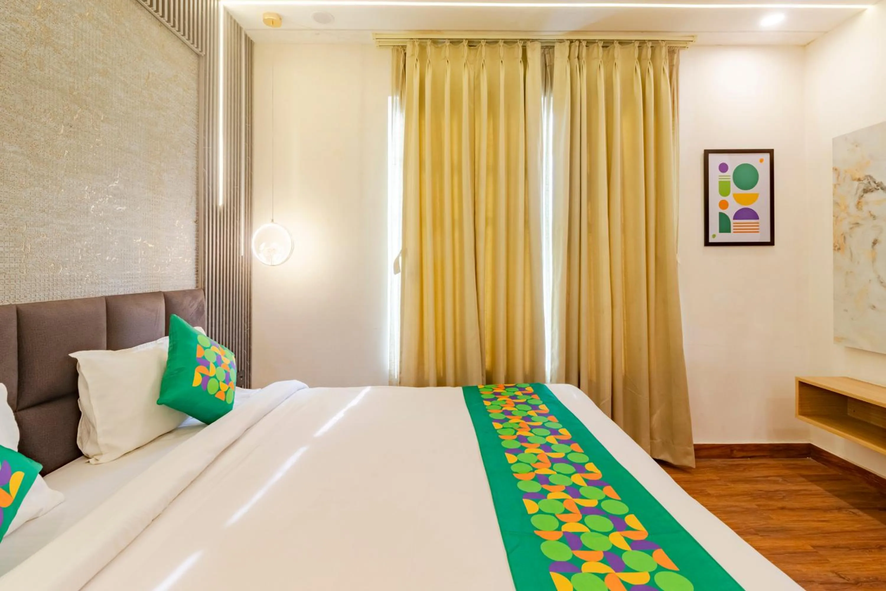 Bedroom, Bed in Treebo KGF Villa with Swimming Pool