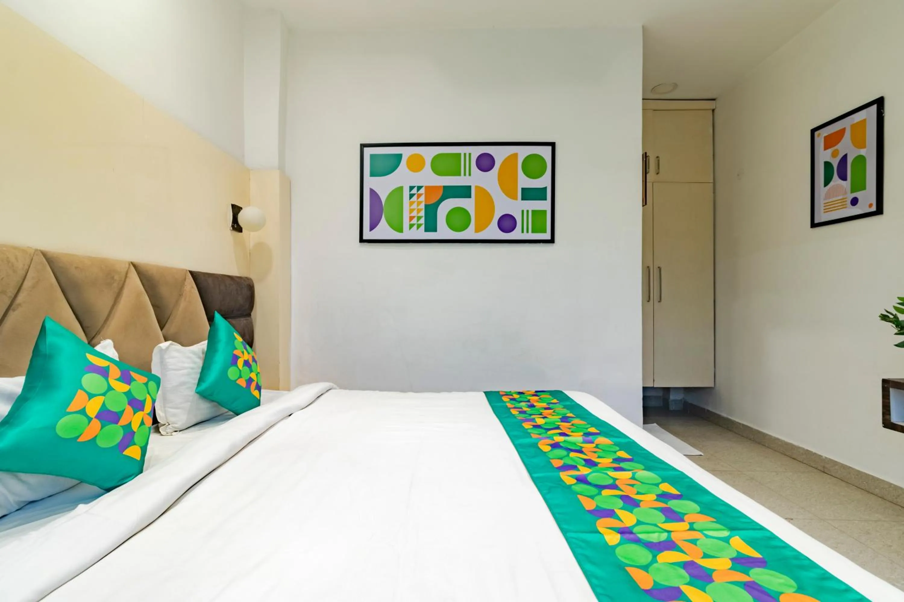 Bedroom, Bed in Treebo KGF Villa with Swimming Pool