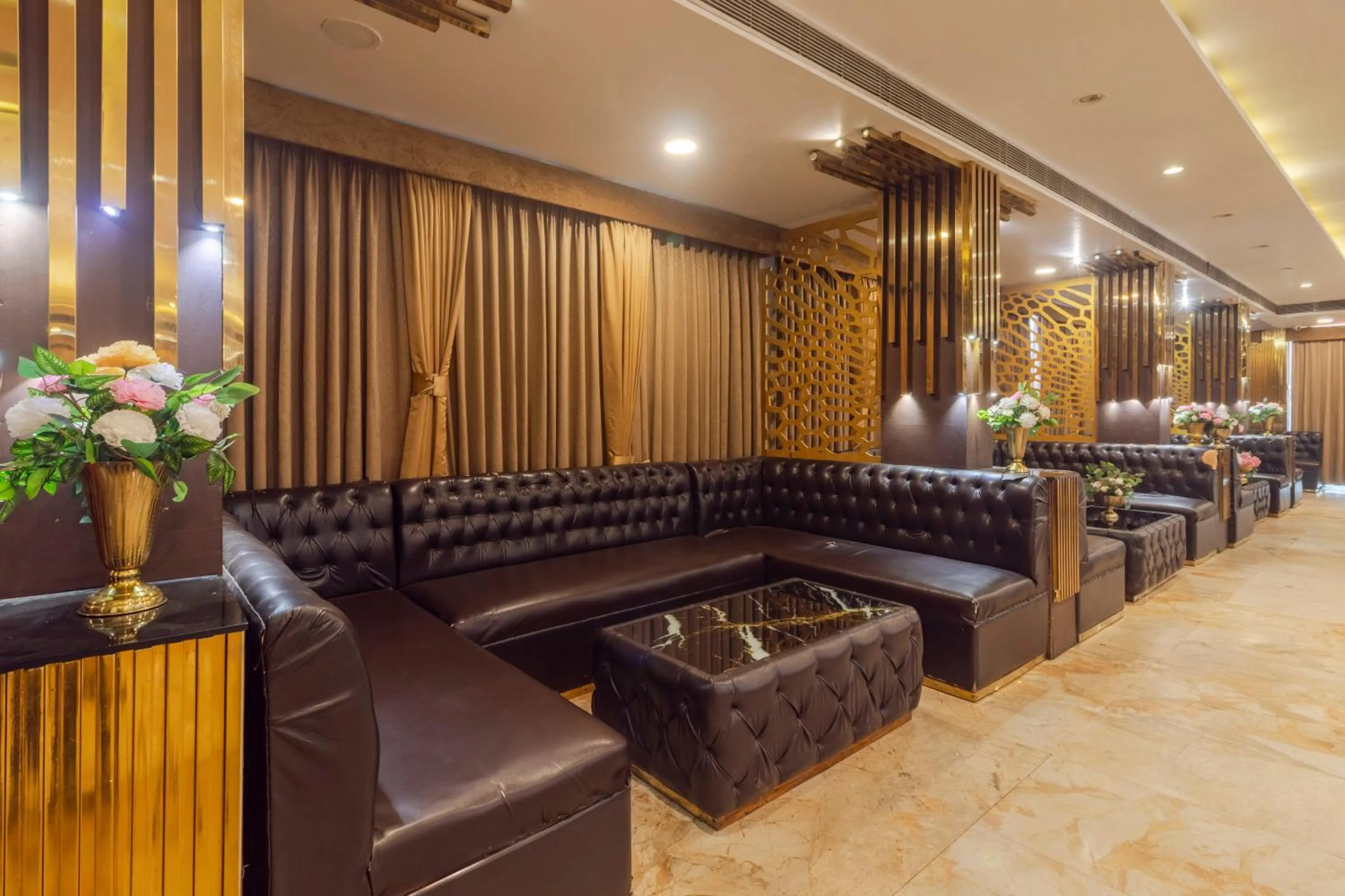 Seating area in Treebo KGF Villa with Swimming Pool