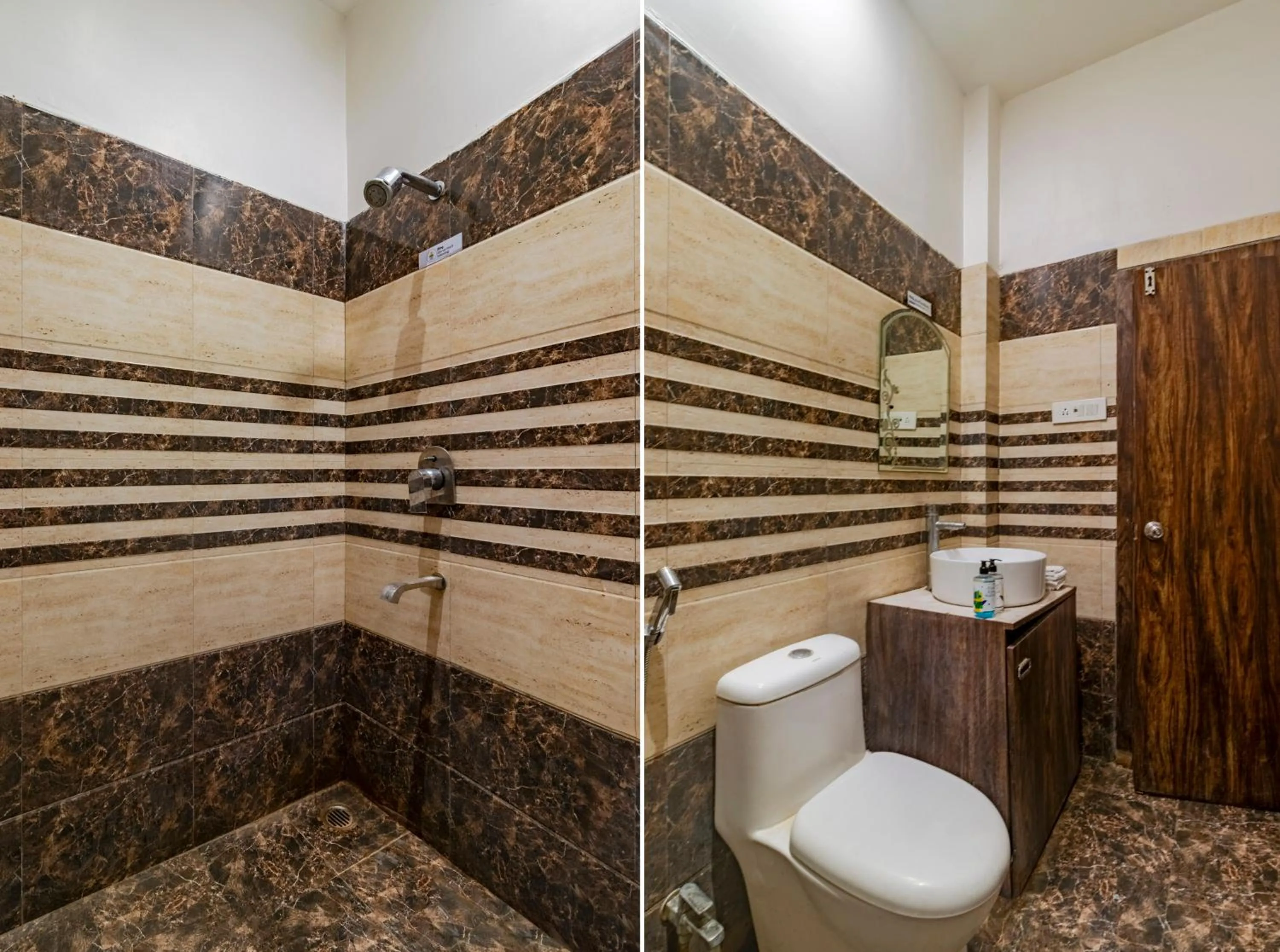Bathroom in Treebo KGF Villa with Swimming Pool