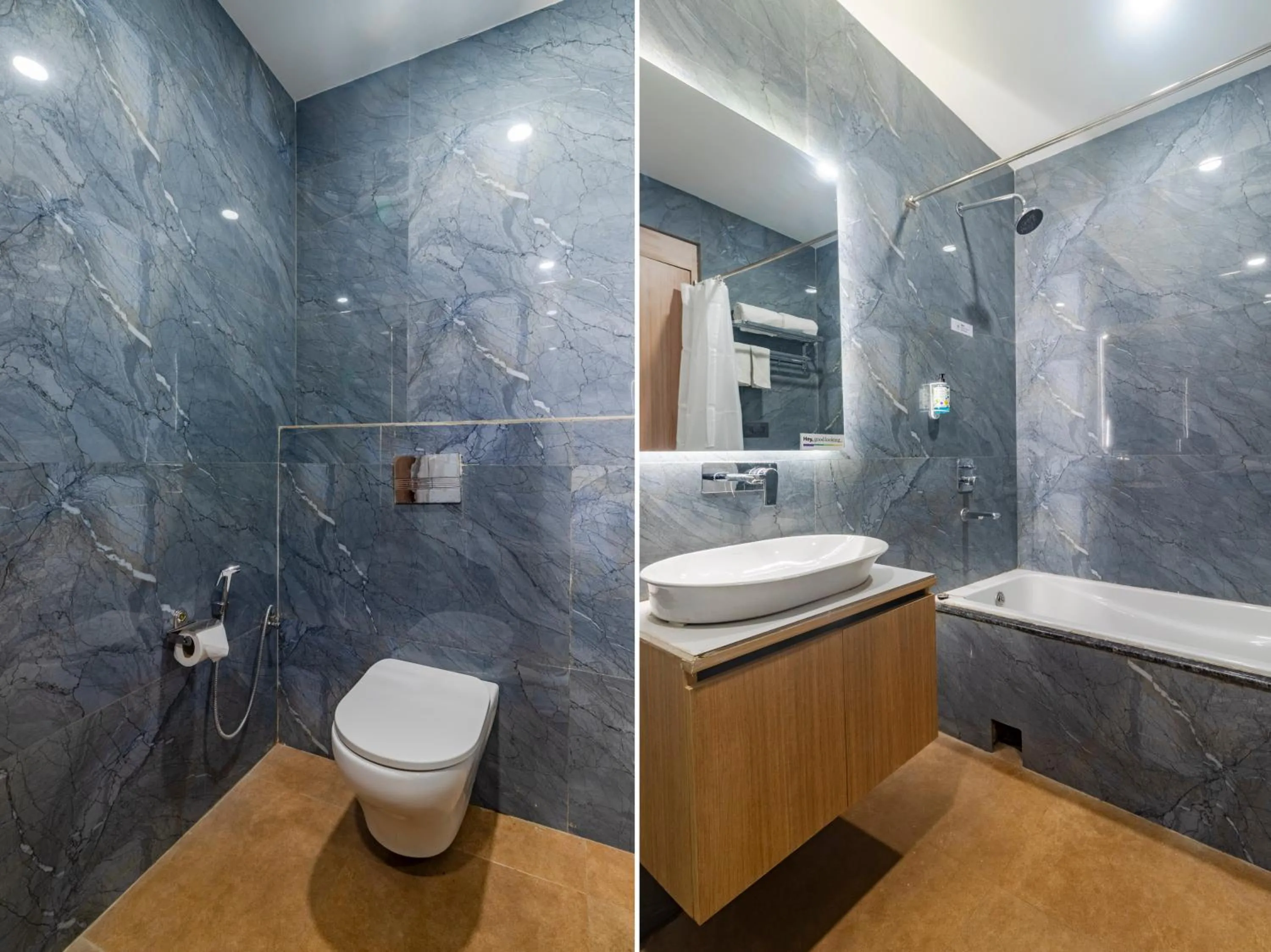 Bathroom in Treebo KGF Villa with Swimming Pool