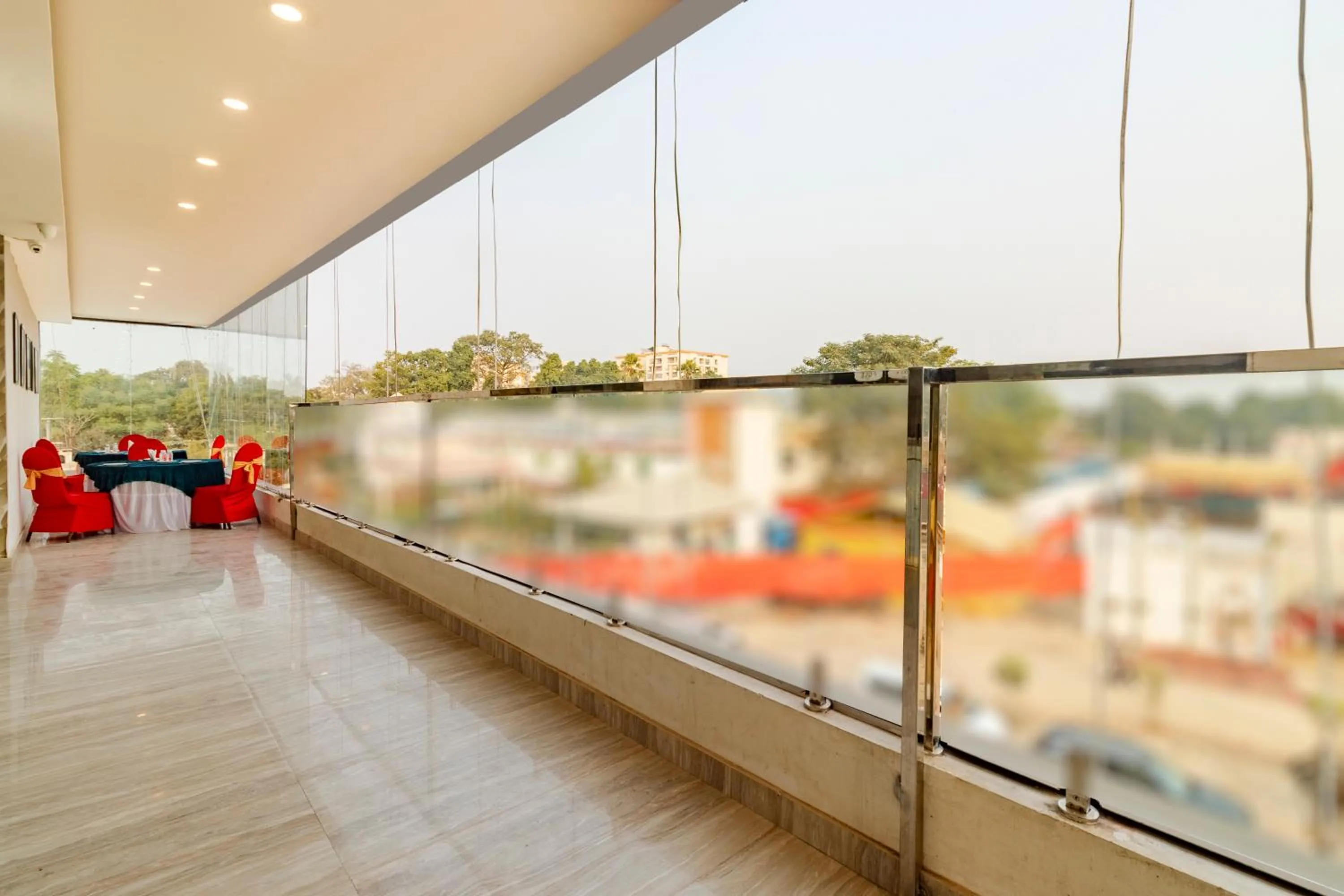 Seating area in Treebo KGF Villa with Swimming Pool