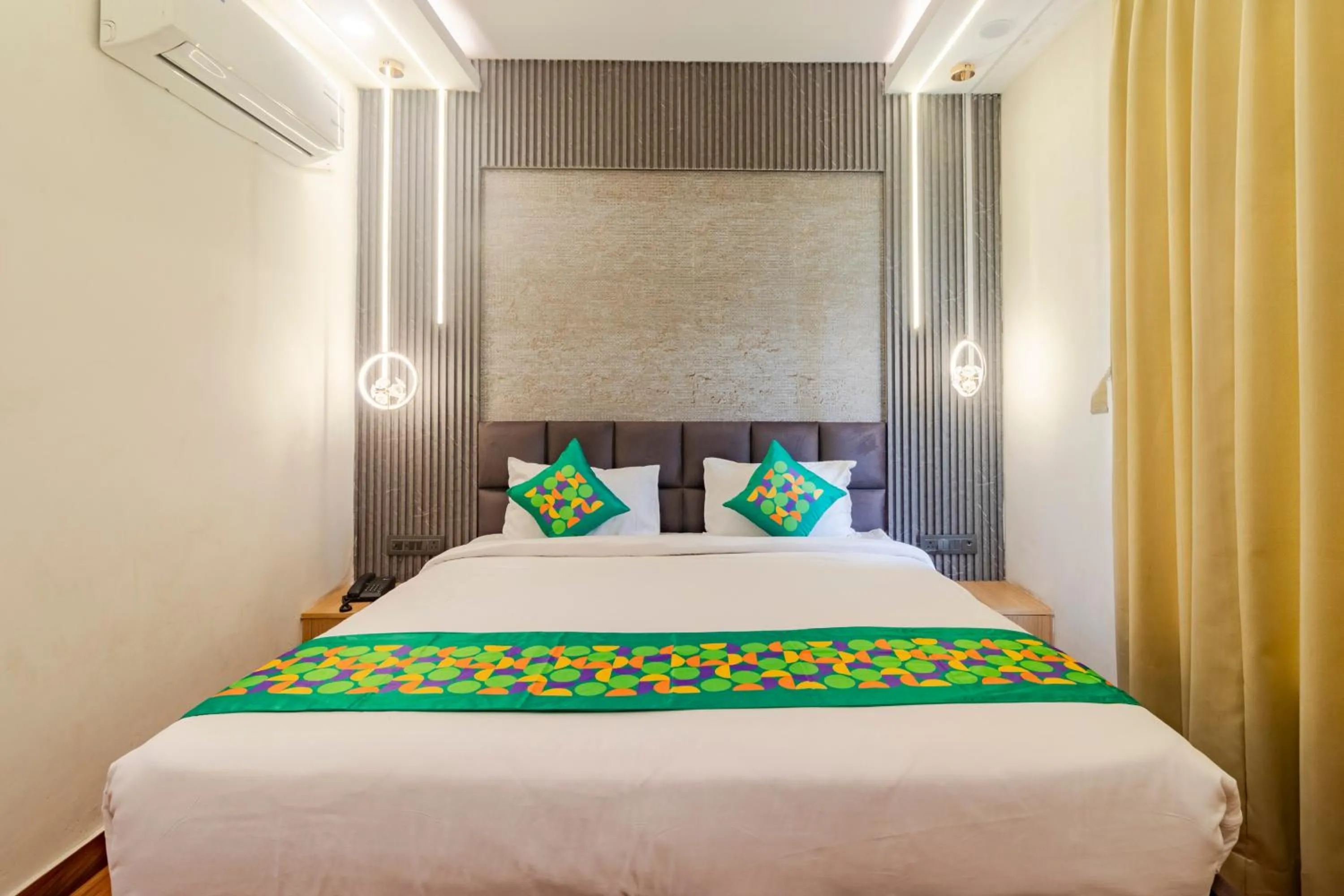 Bedroom, Bed in Treebo KGF Villa with Swimming Pool