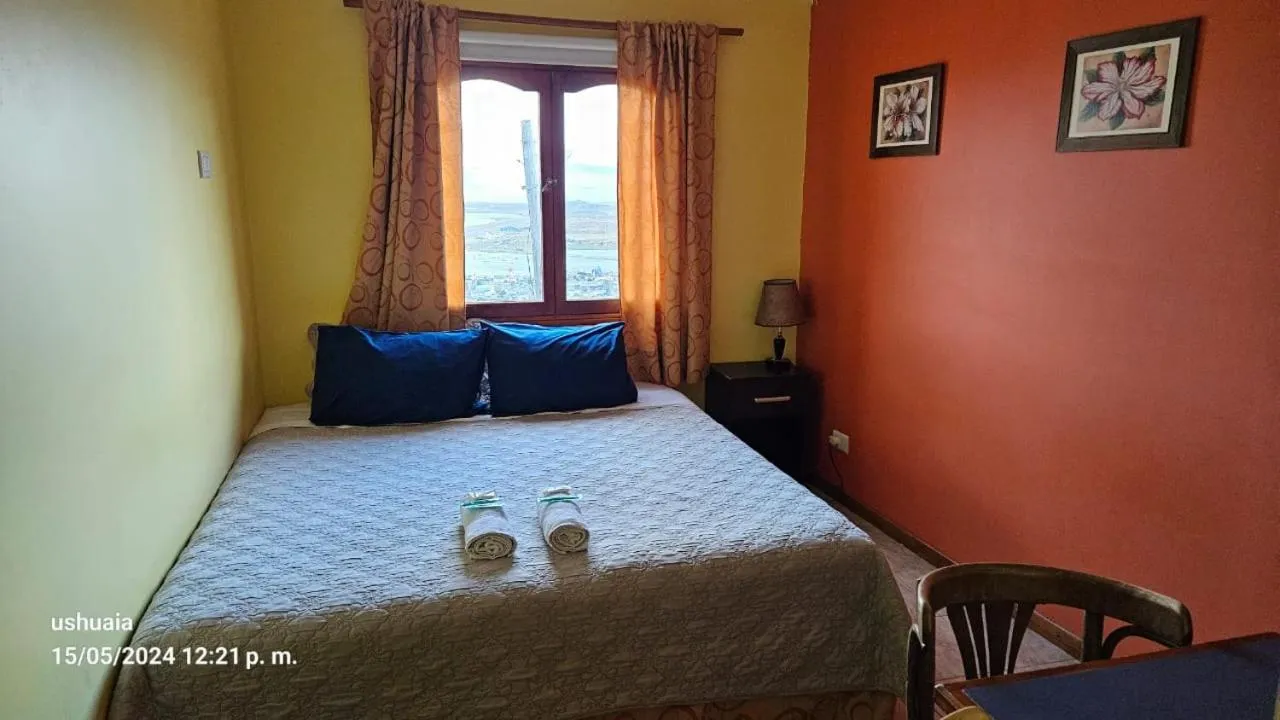 Bed in Mirador del Beagle Hosteria