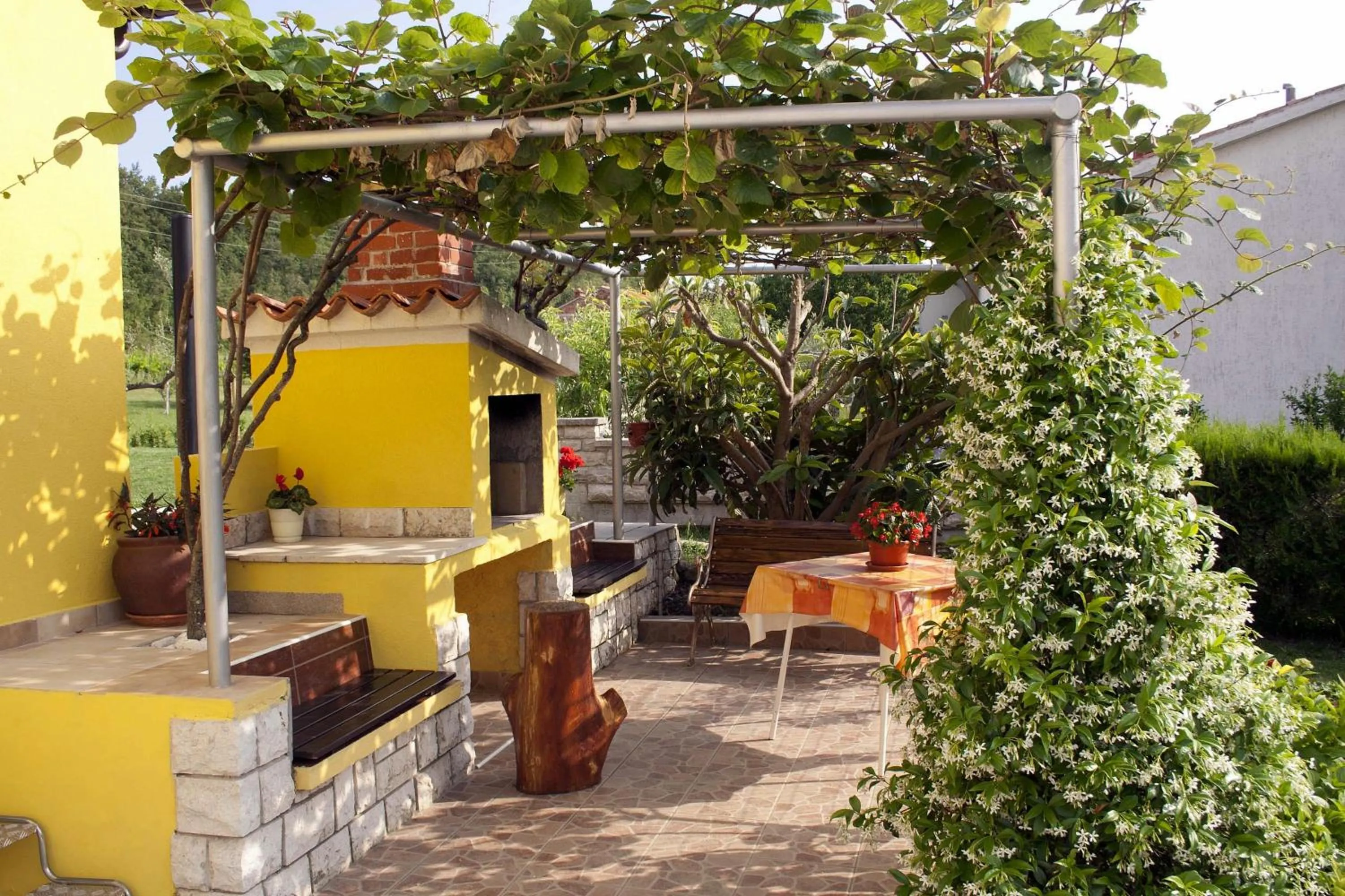 BBQ facilities in Mobile Homes Romantik