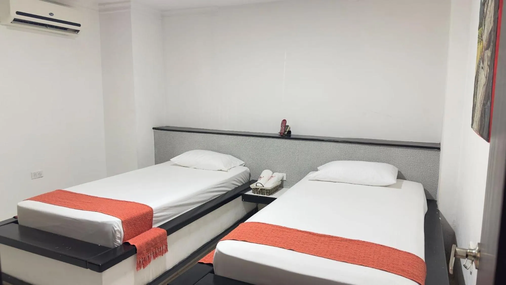 Bed in Las Piloneras Apartahotel