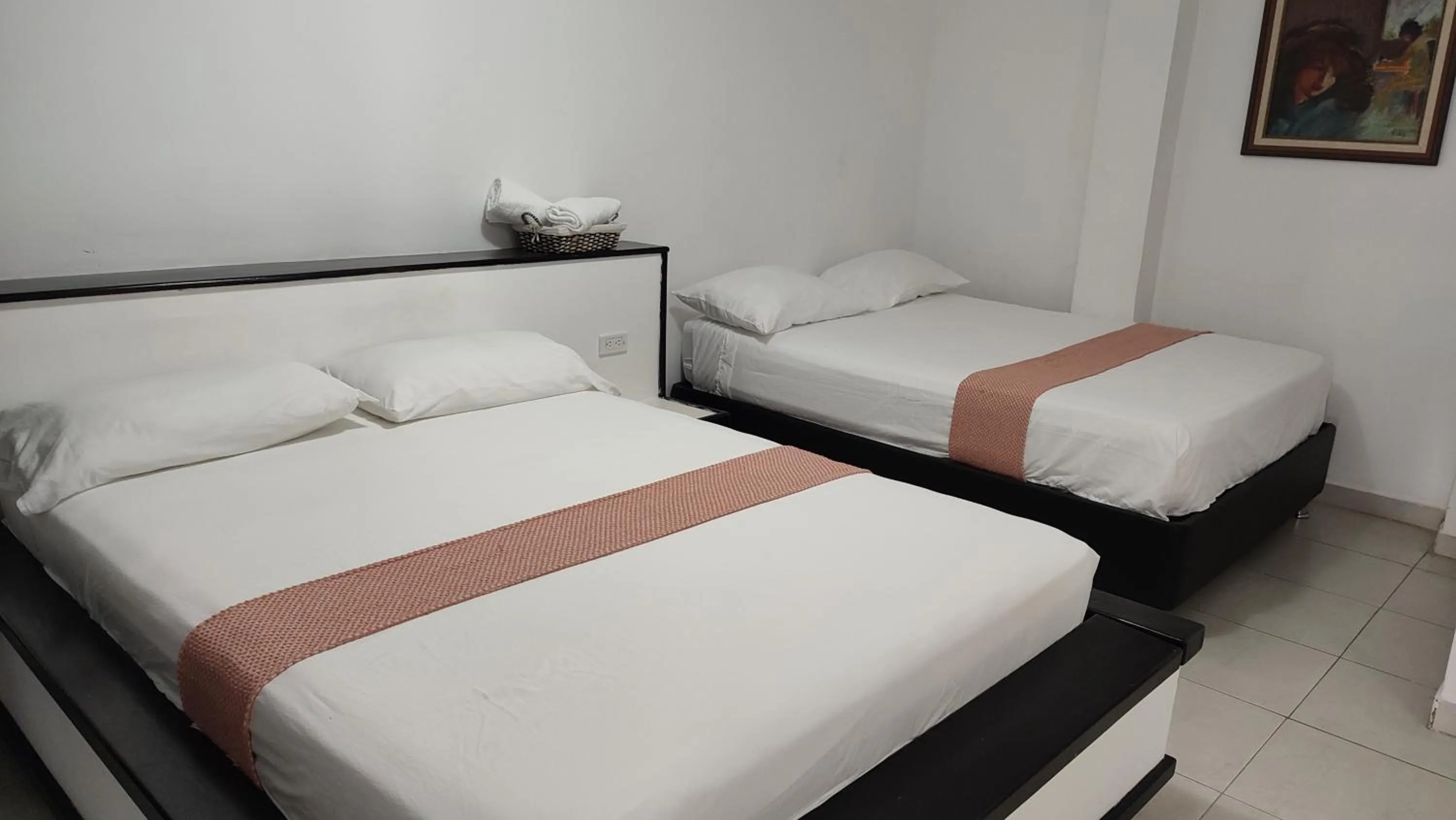 Bed in Las Piloneras Apartahotel