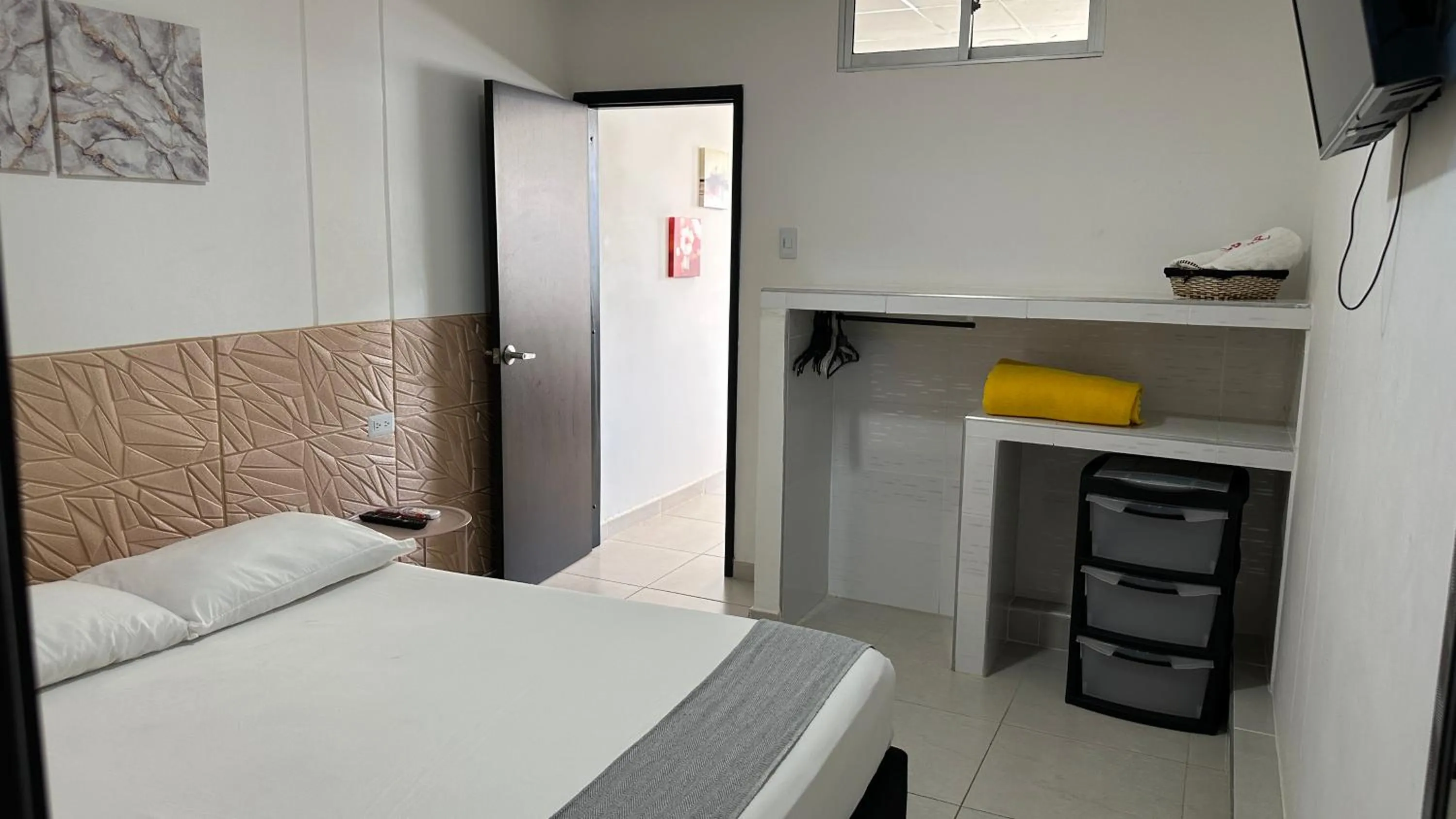 Bed in Las Piloneras Apartahotel