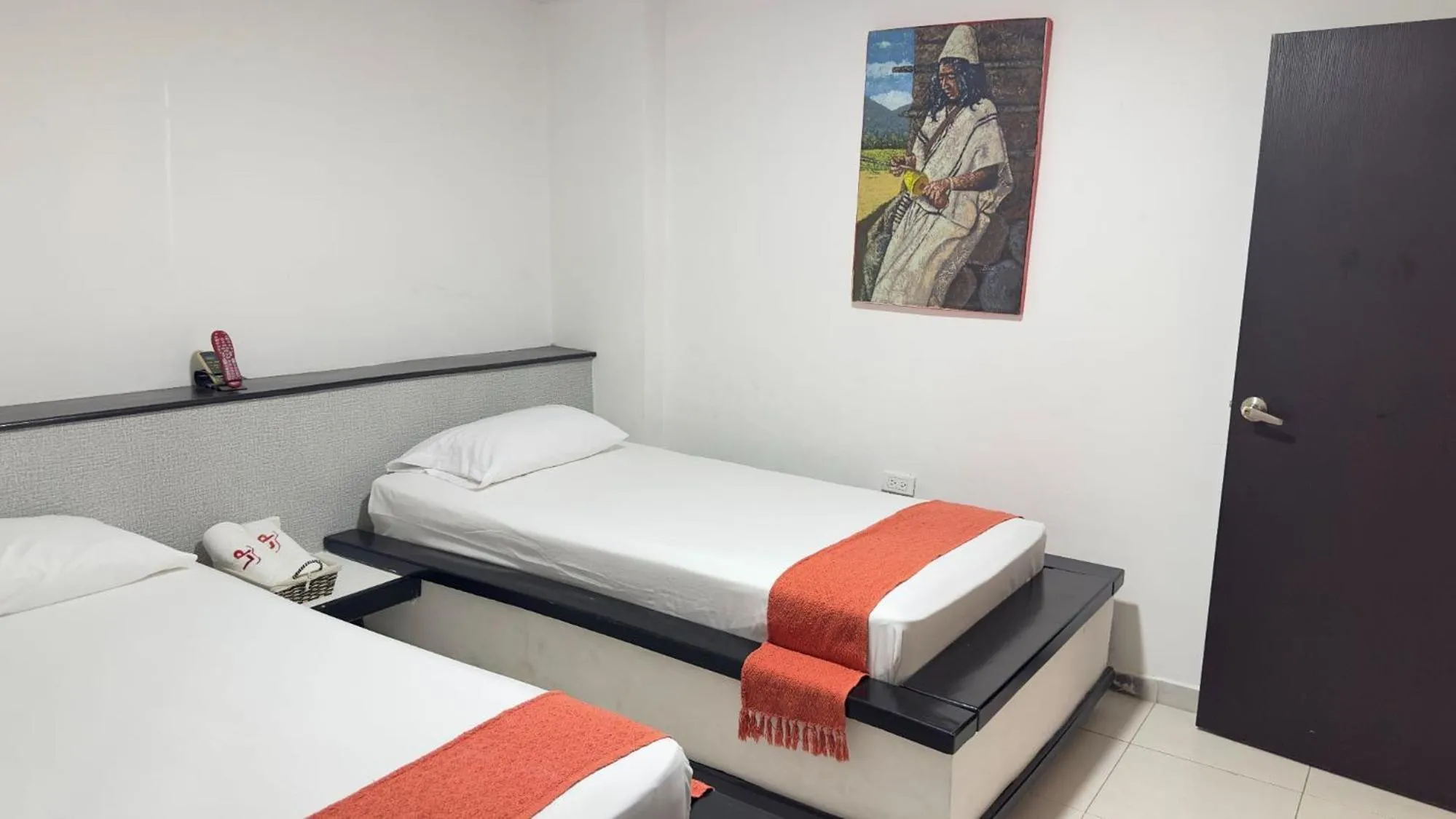 Bed in Las Piloneras Apartahotel