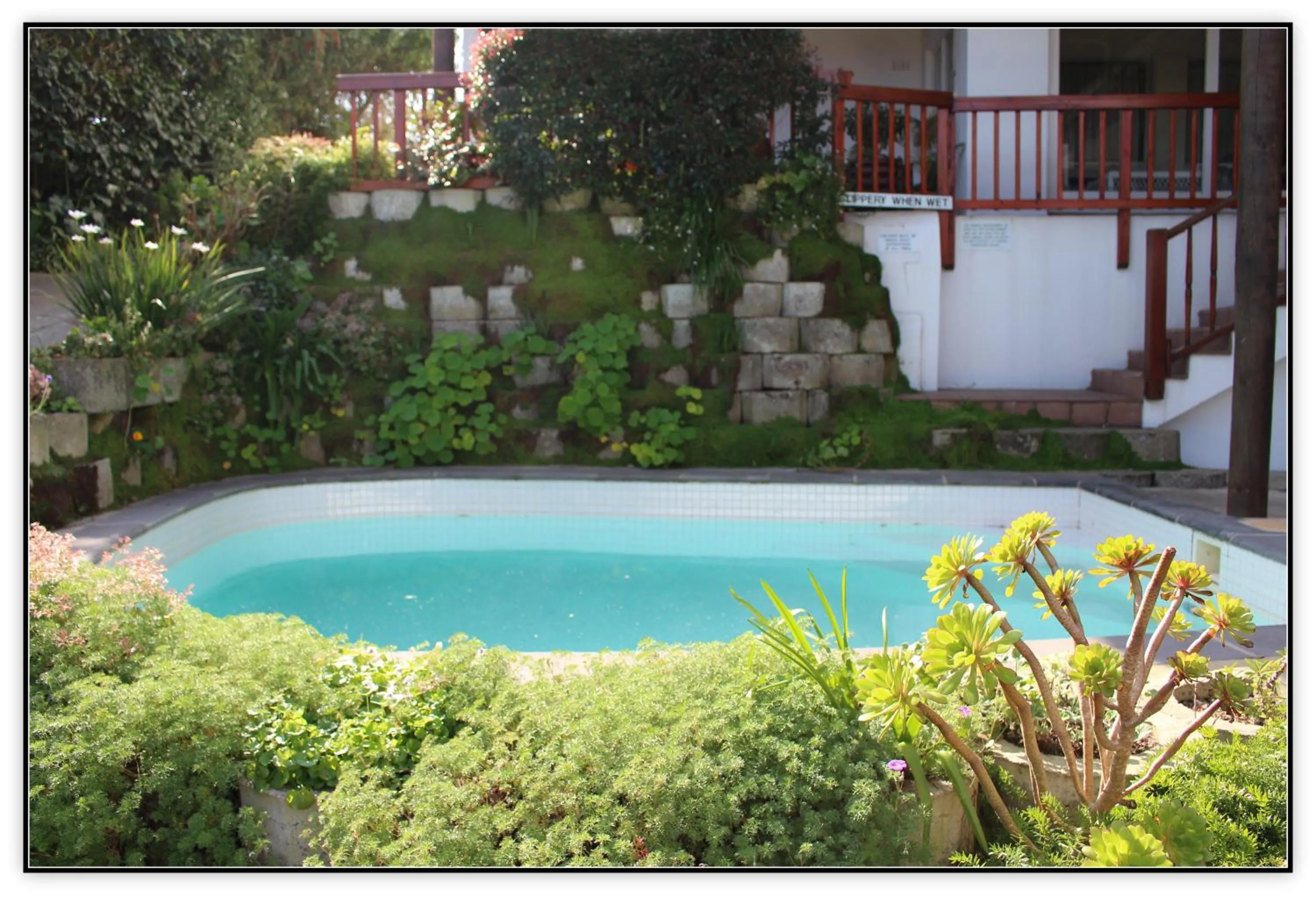 Swimming pool in Knysna Manor House