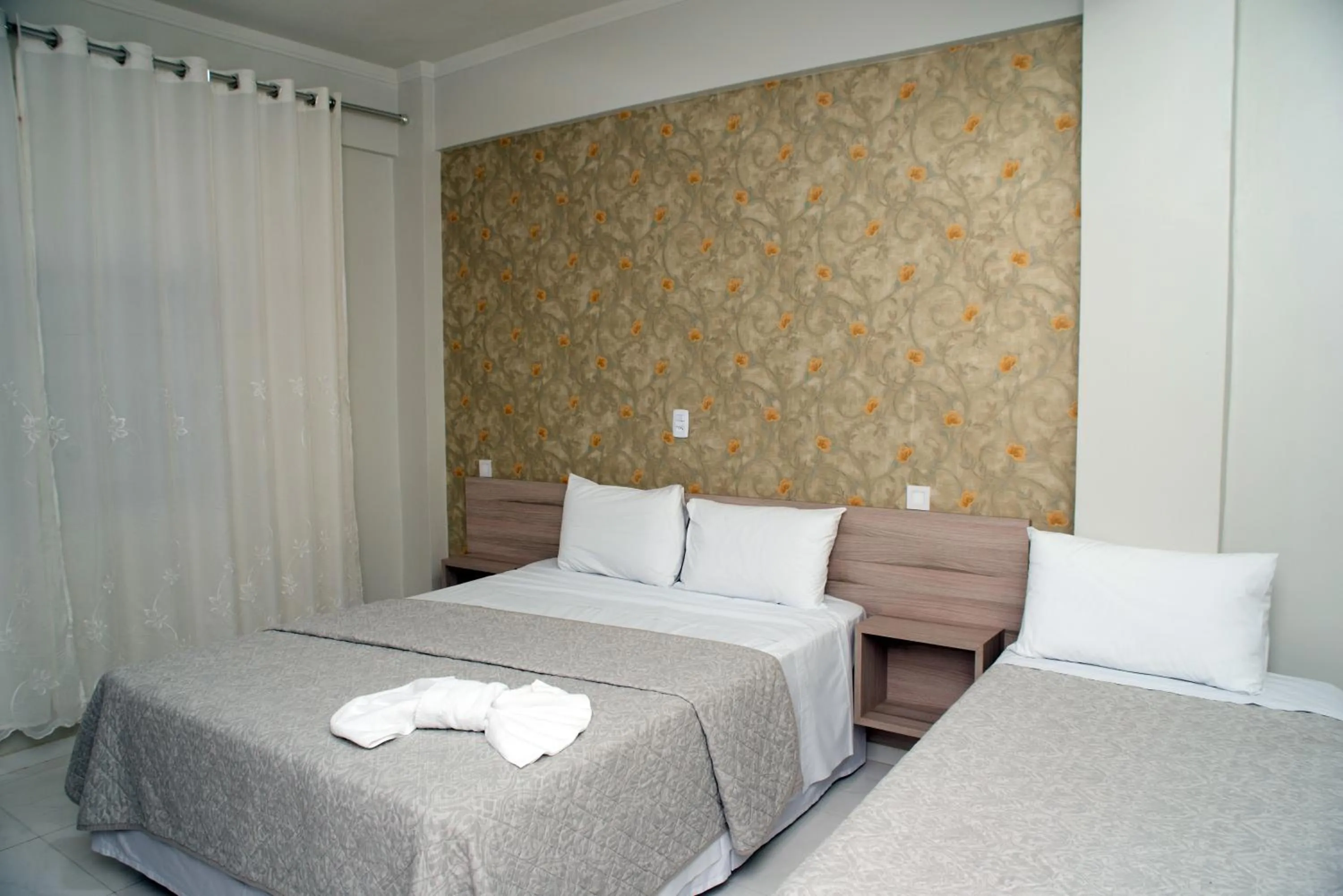 Bed in AJ Hotel Chapecó - Fácil Acesso Pátio Shopping e Rótula da Bandeira