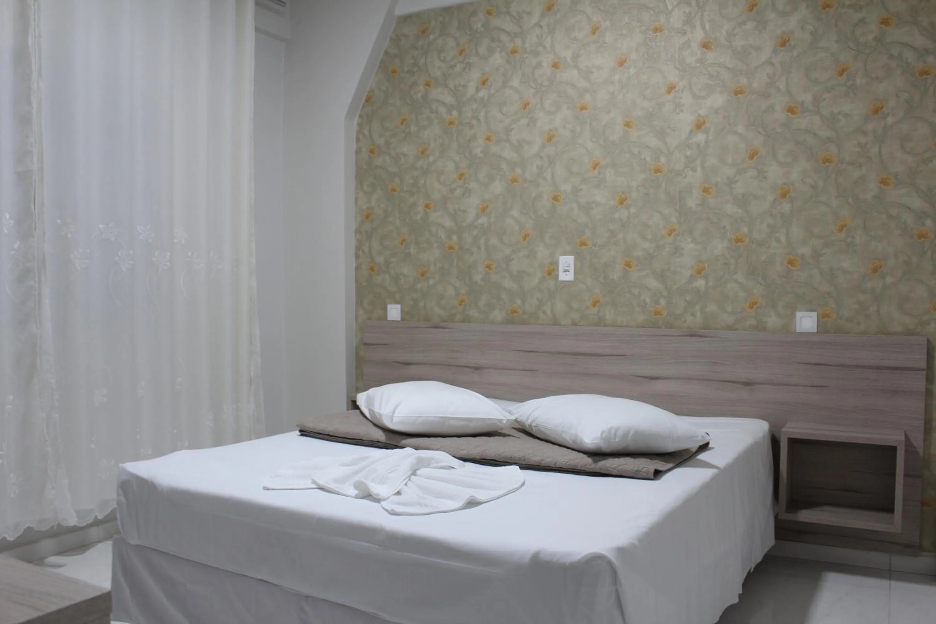 Bed in AJ Hotel Chapecó - Fácil Acesso Pátio Shopping e Rótula da Bandeira