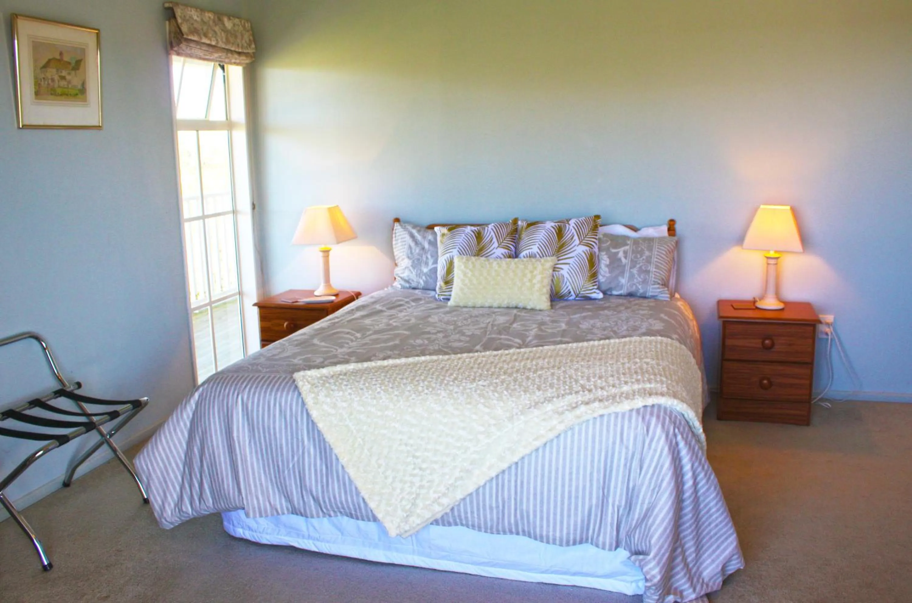 Bed in Matakohe House