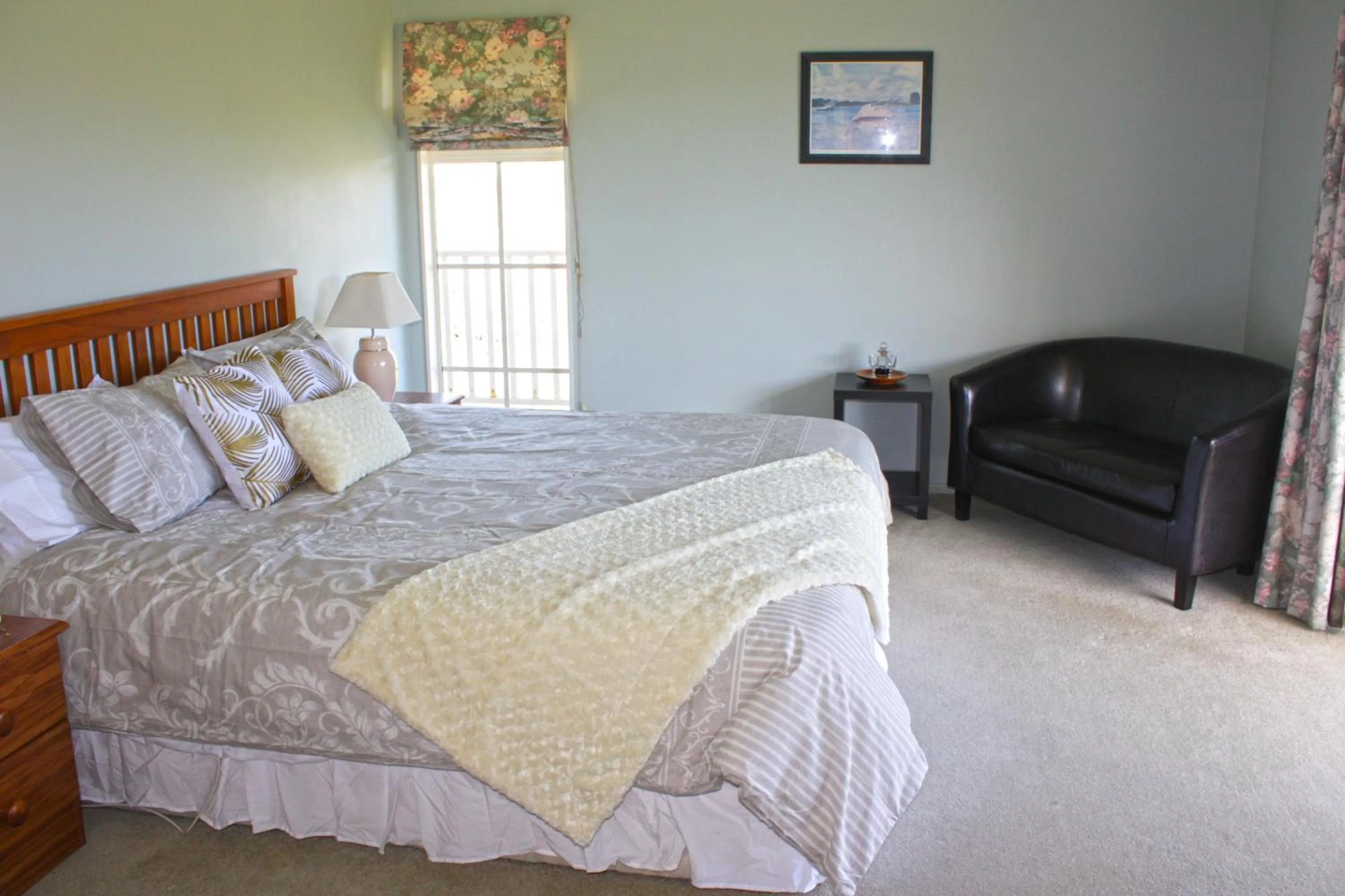 Bed in Matakohe House