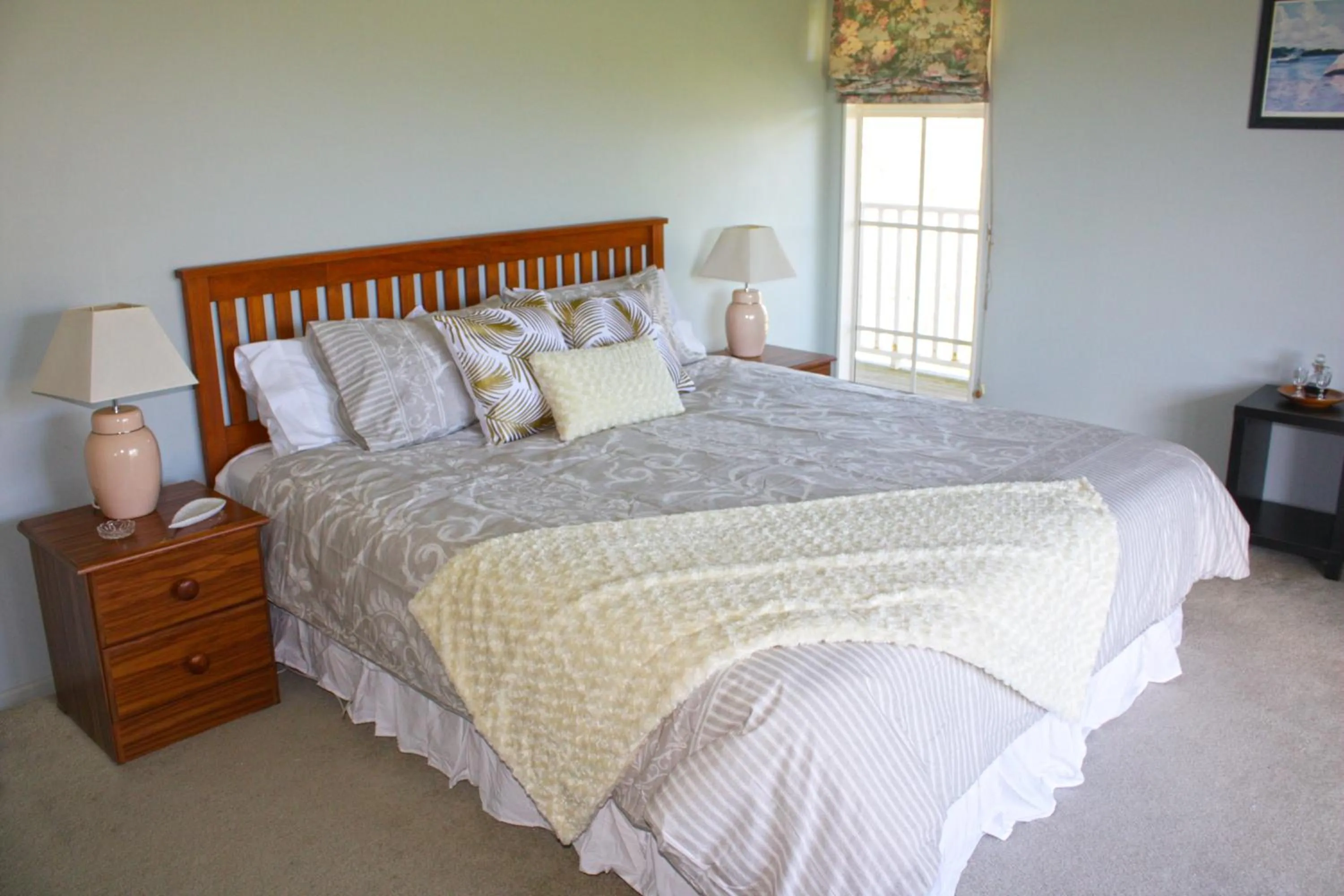 Bed in Matakohe House