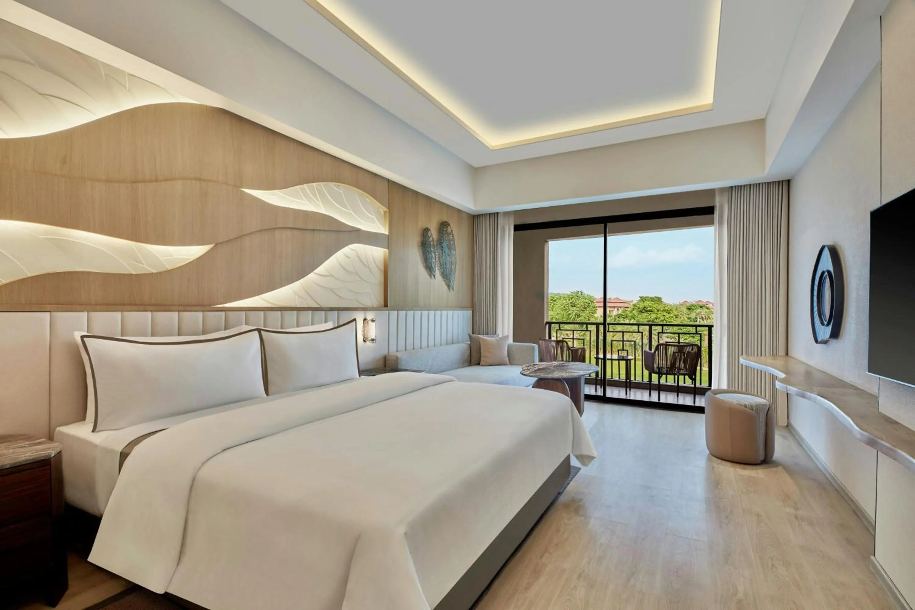 Deluxe King Room with Balcony and Resort View in The Westin Jaipur Kant Kalwar Resort and Spa