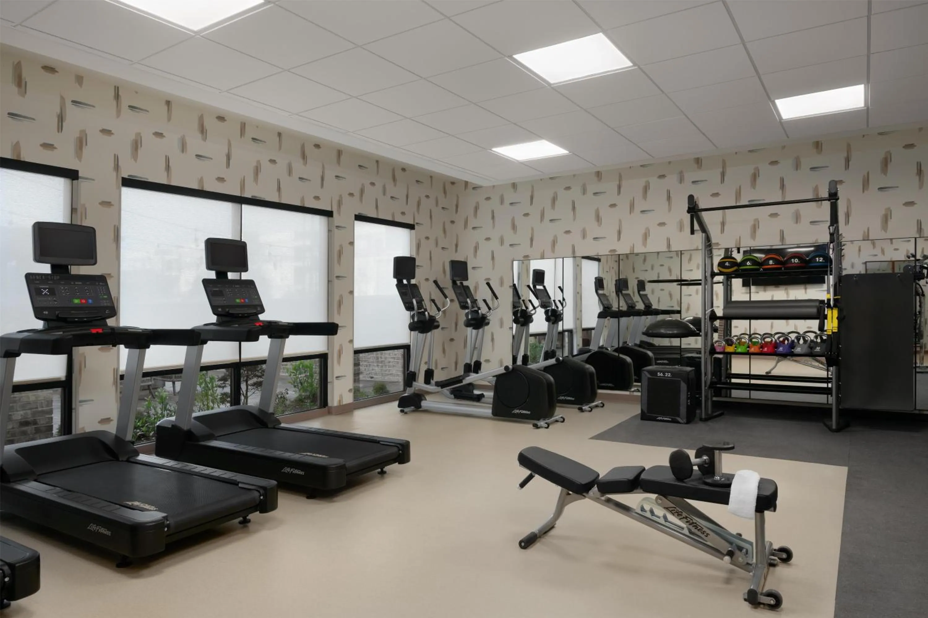 Fitness centre/facilities in Homewood Suites By Hilton Covington, Ga