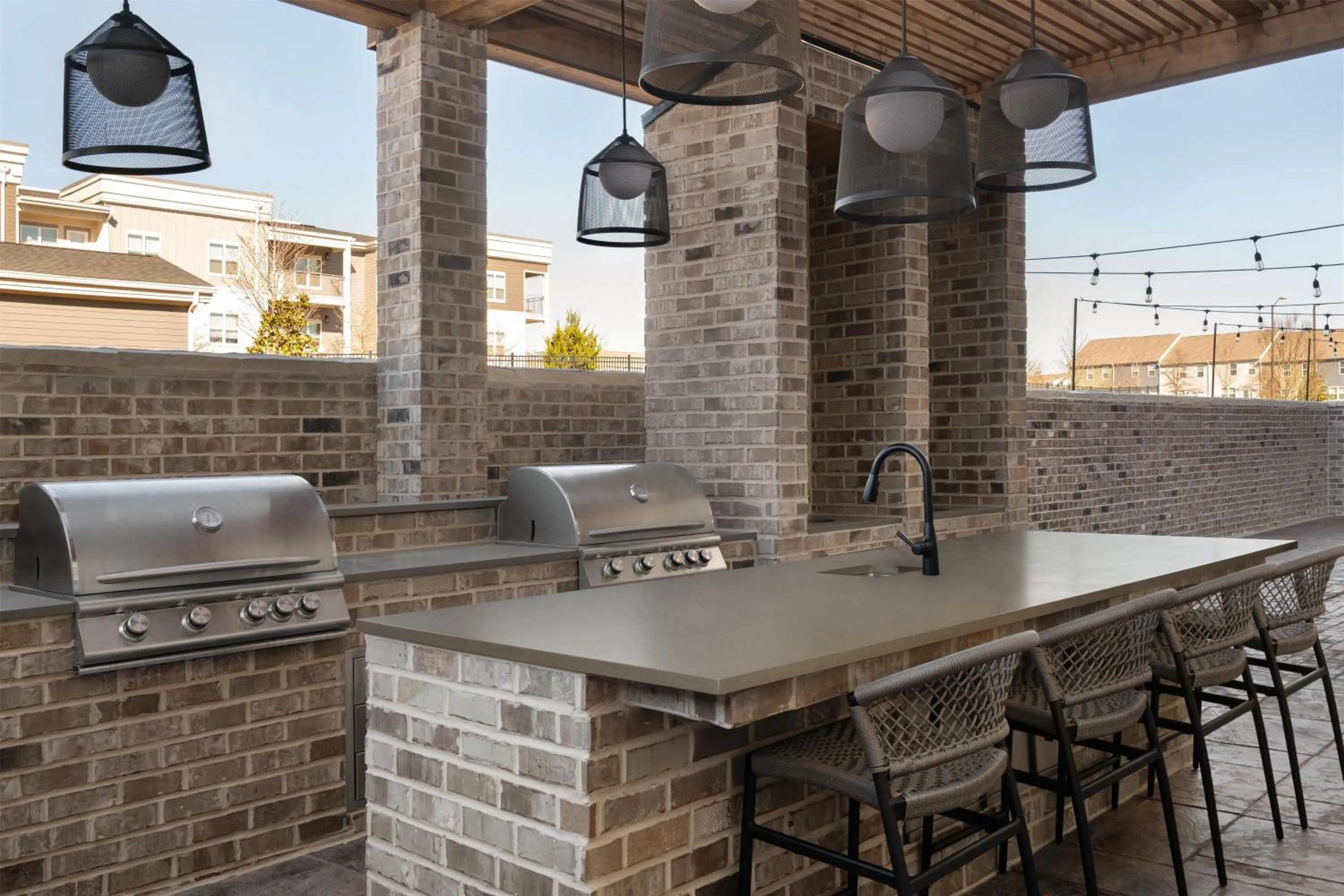 Patio in Homewood Suites By Hilton Covington, Ga