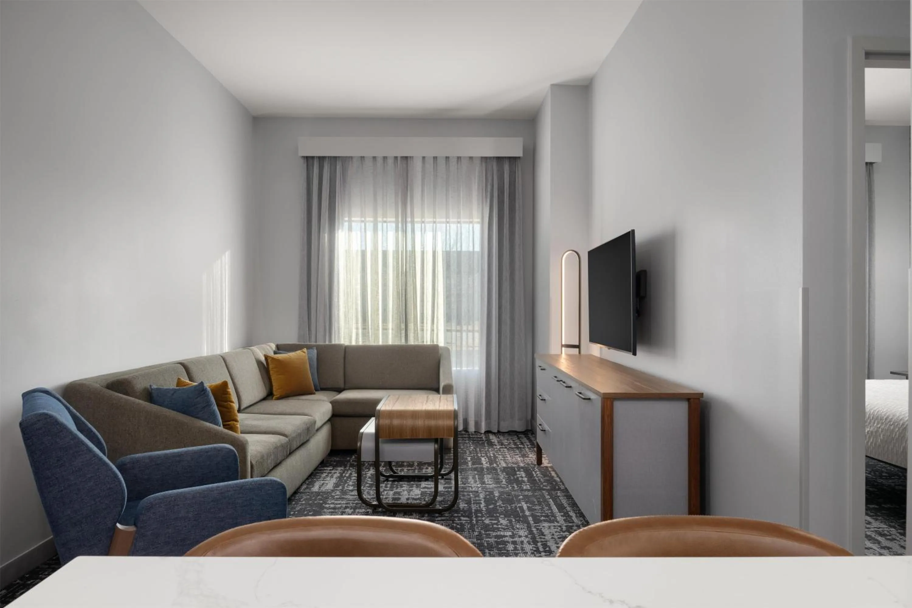 Living room in Homewood Suites By Hilton Covington, Ga