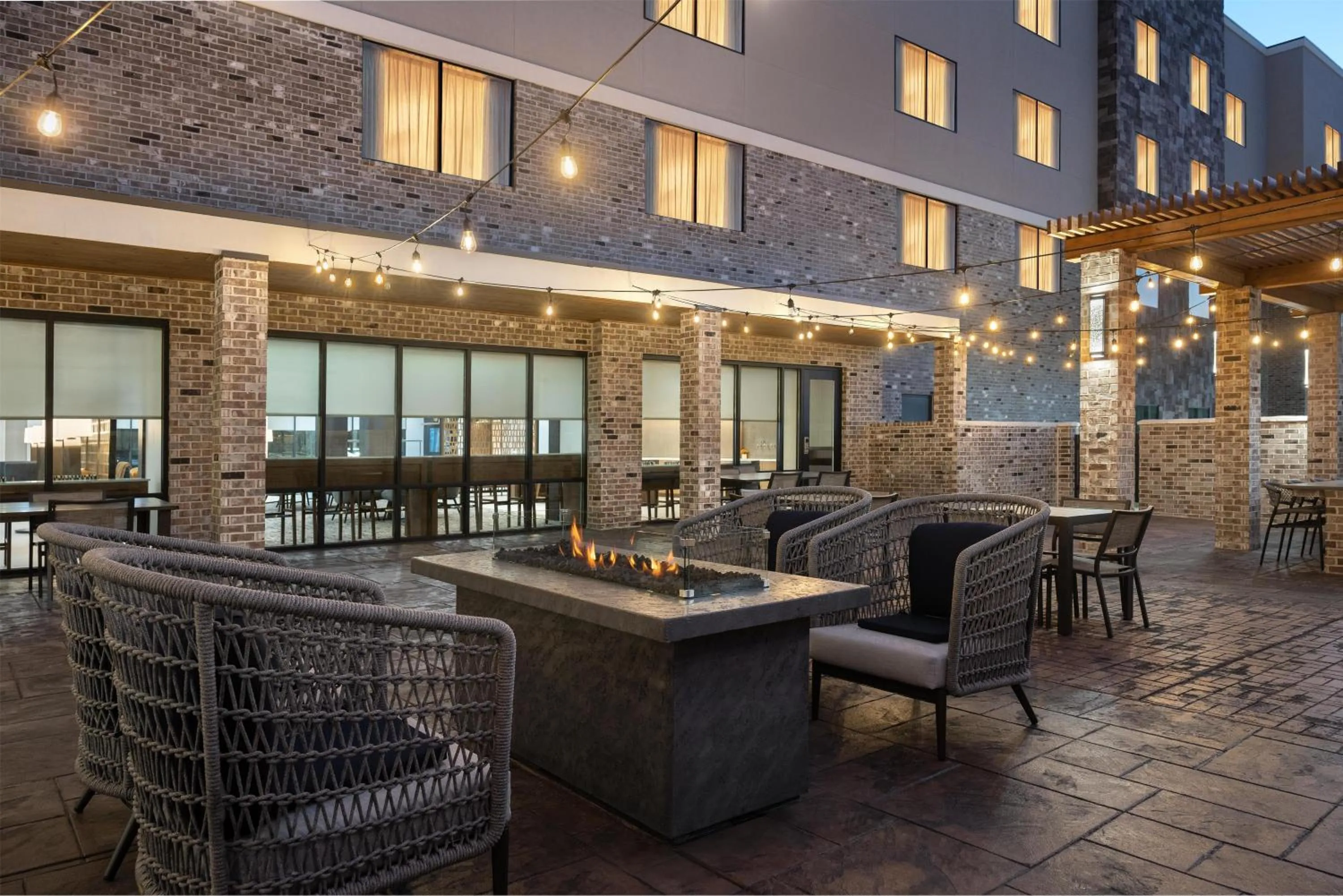 Patio in Homewood Suites By Hilton Covington, Ga