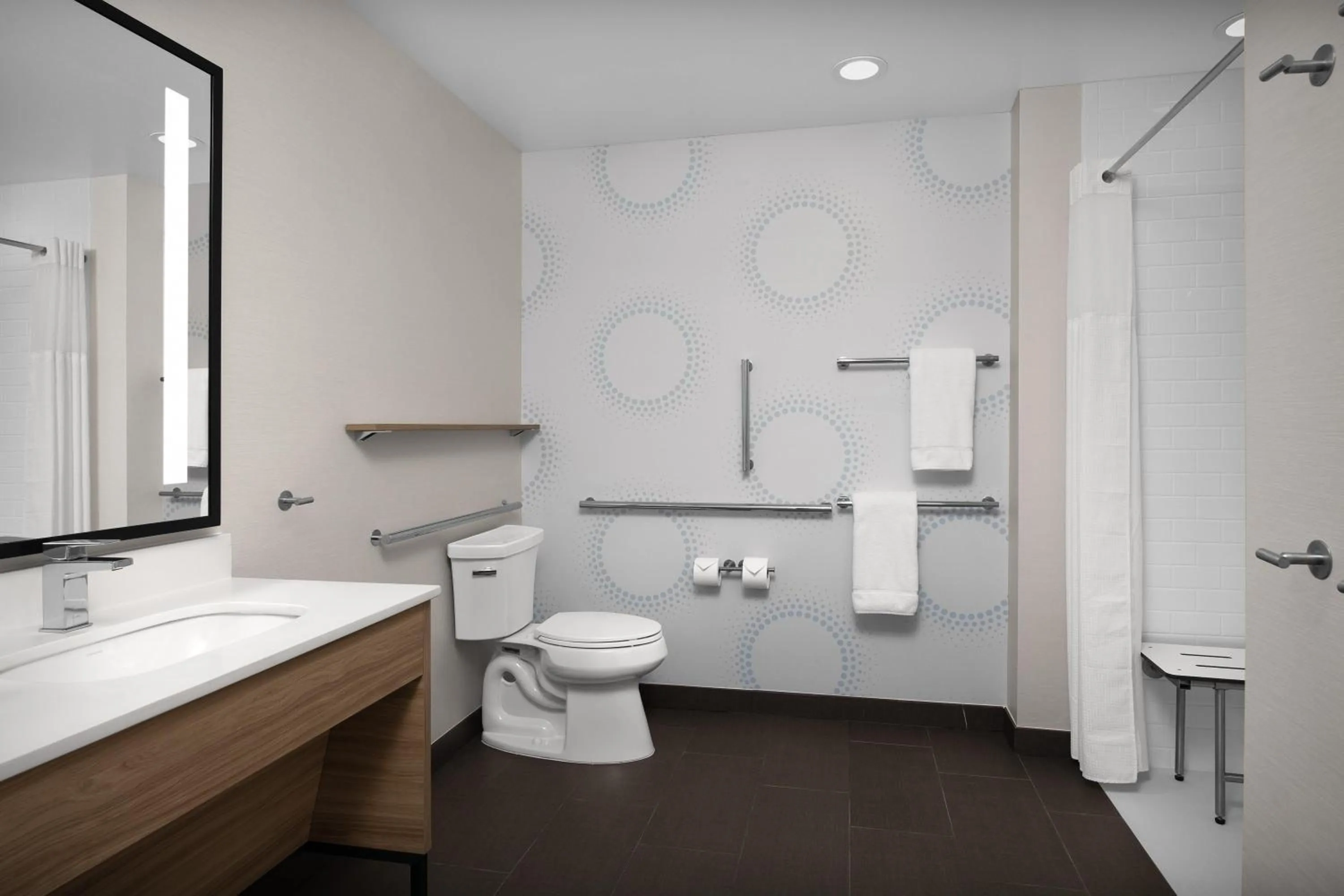 Bathroom in Tru By Hilton Concord Charlotte