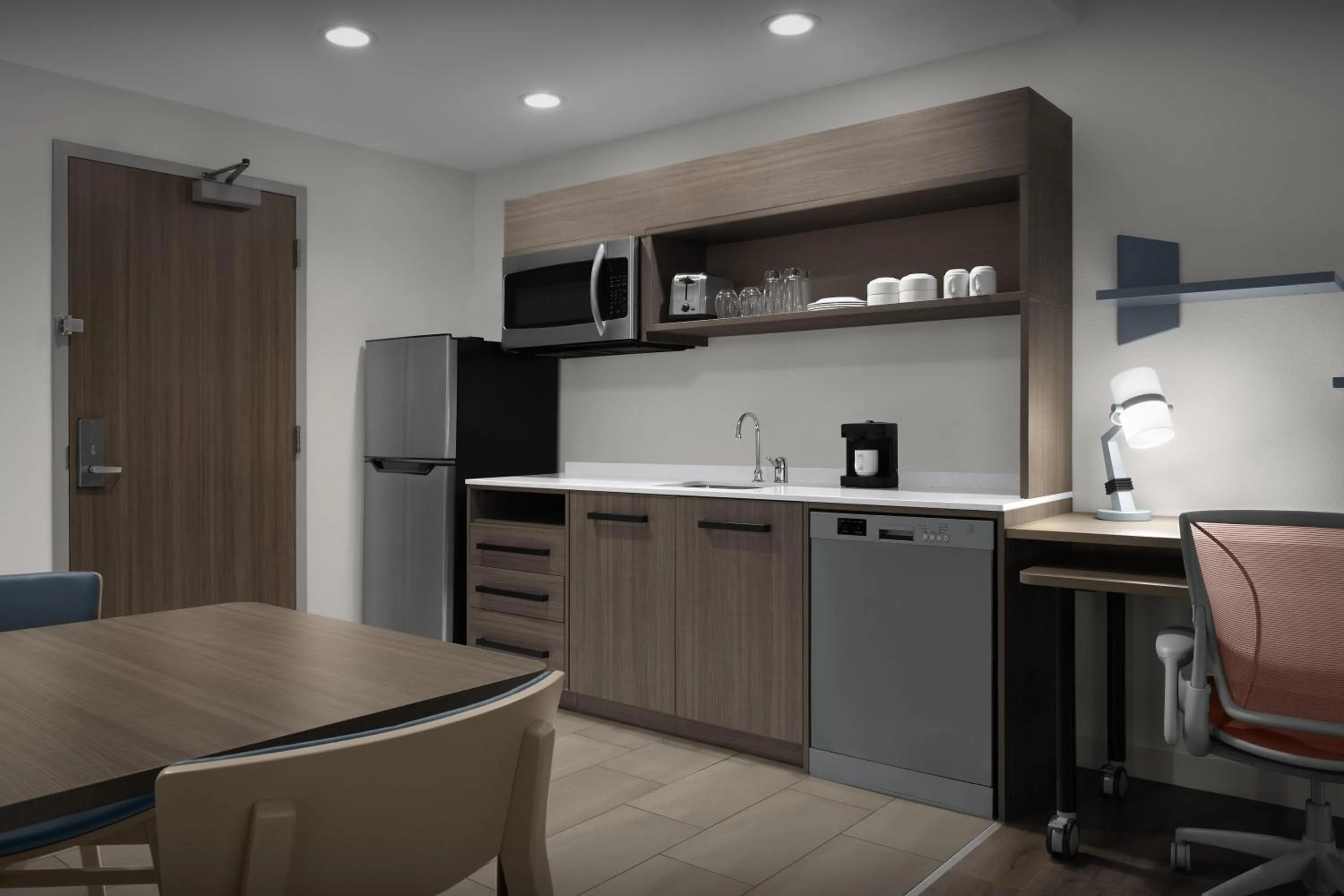 Kitchen or kitchenette in Home2 Suites By Hilton Concord Charlotte