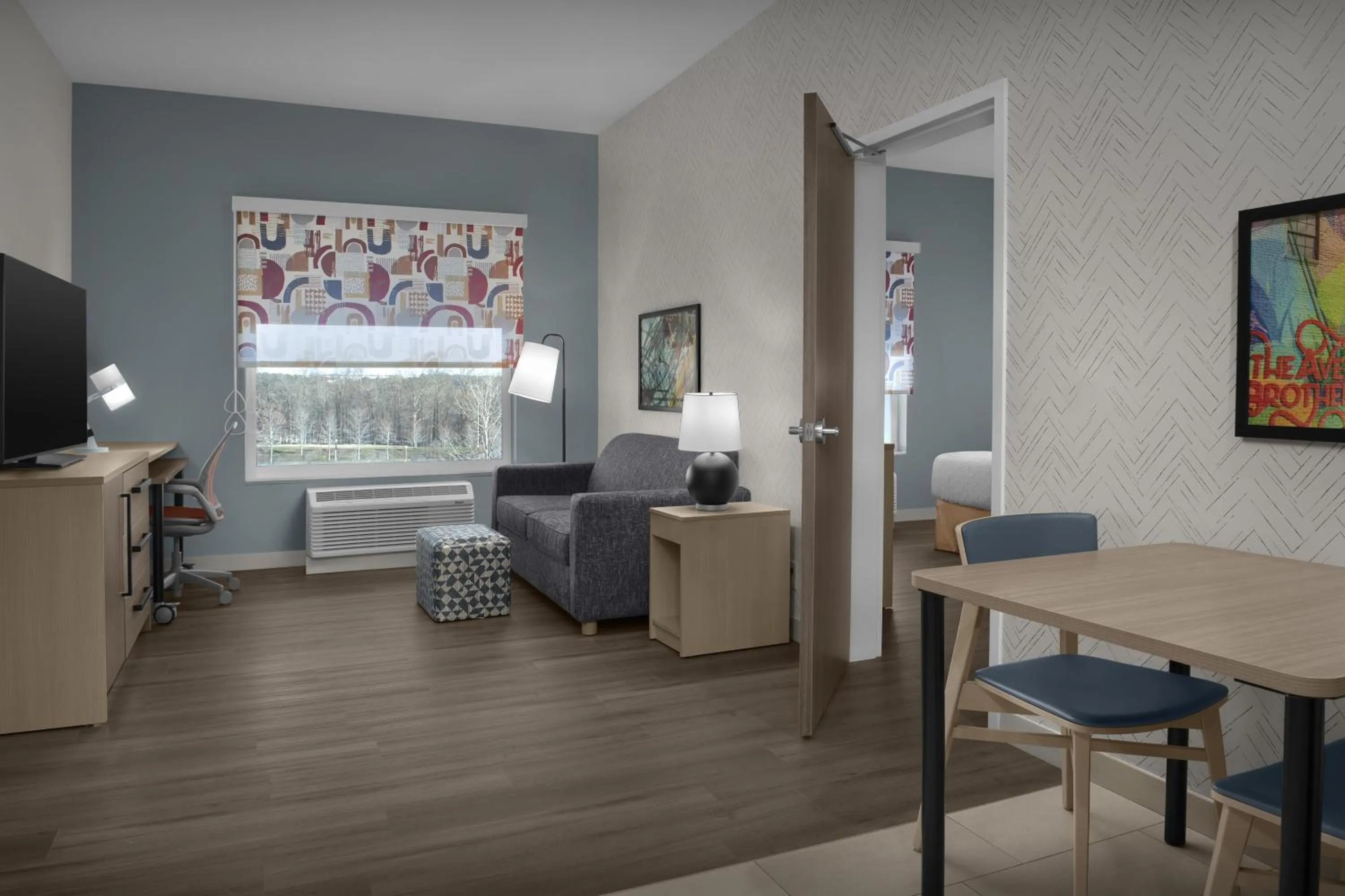 Living room in Home2 Suites By Hilton Concord Charlotte