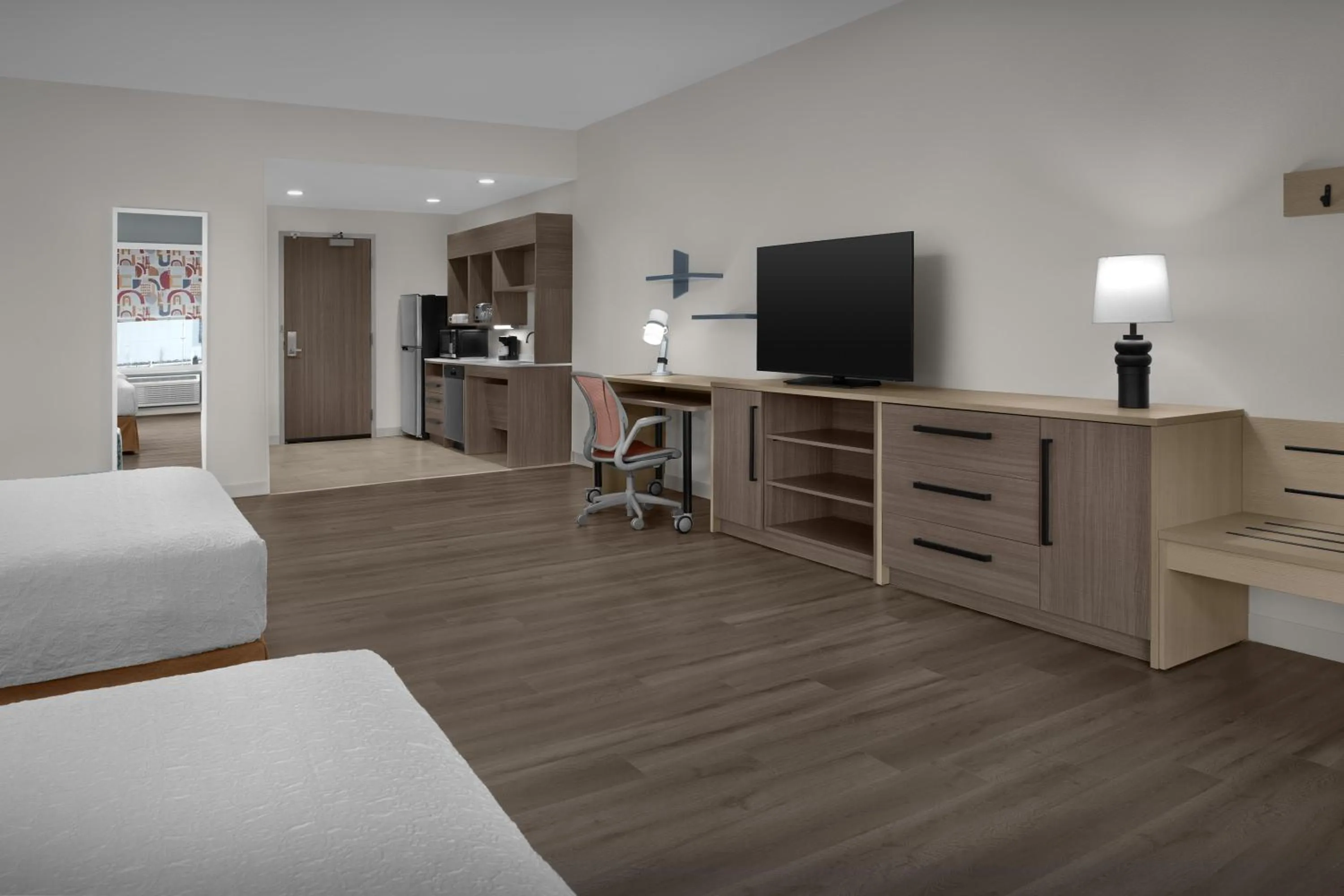 Bed in Home2 Suites By Hilton Concord Charlotte