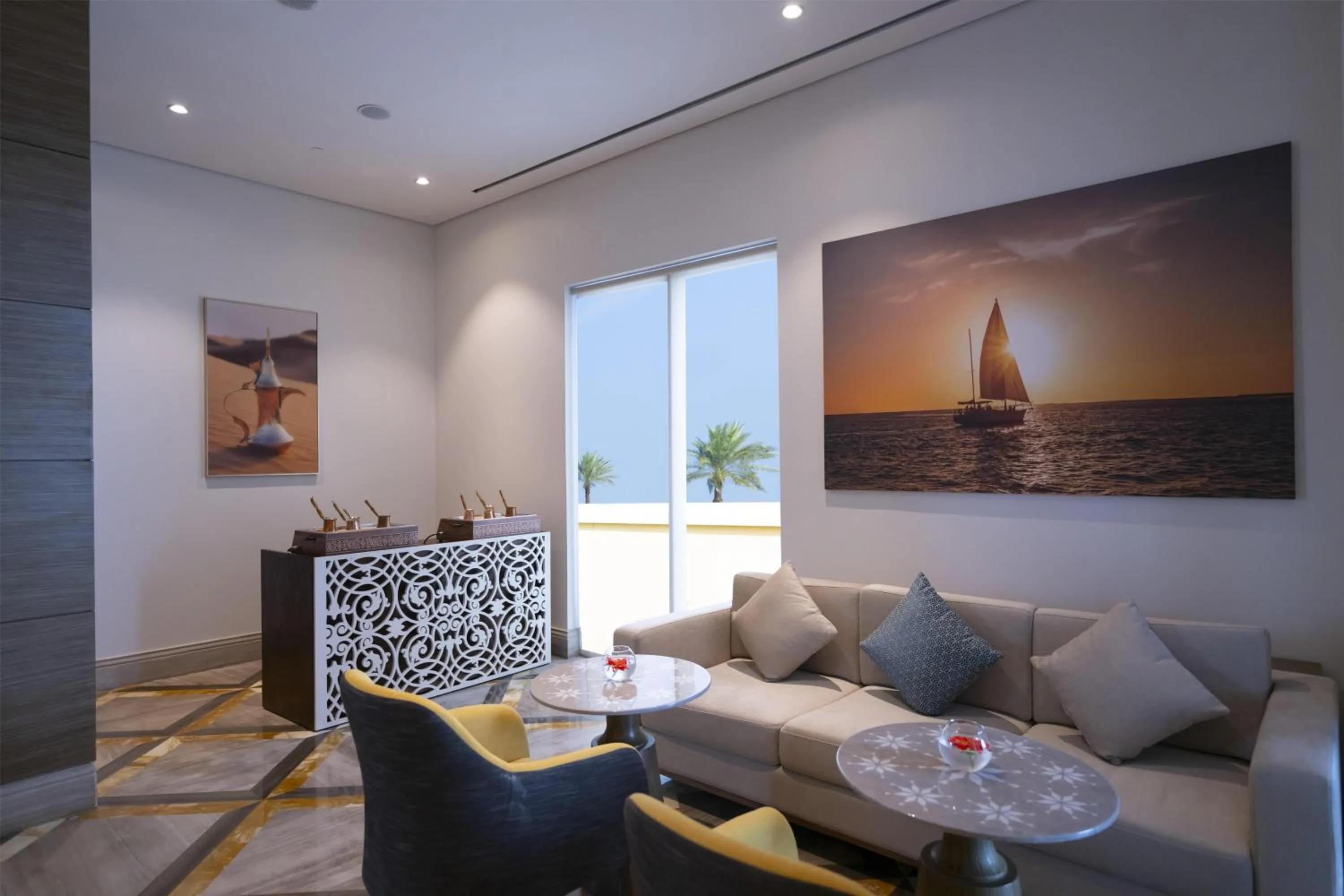 Lobby or reception in Hilton Garden Inn Al Khobar King Fahd Causeway