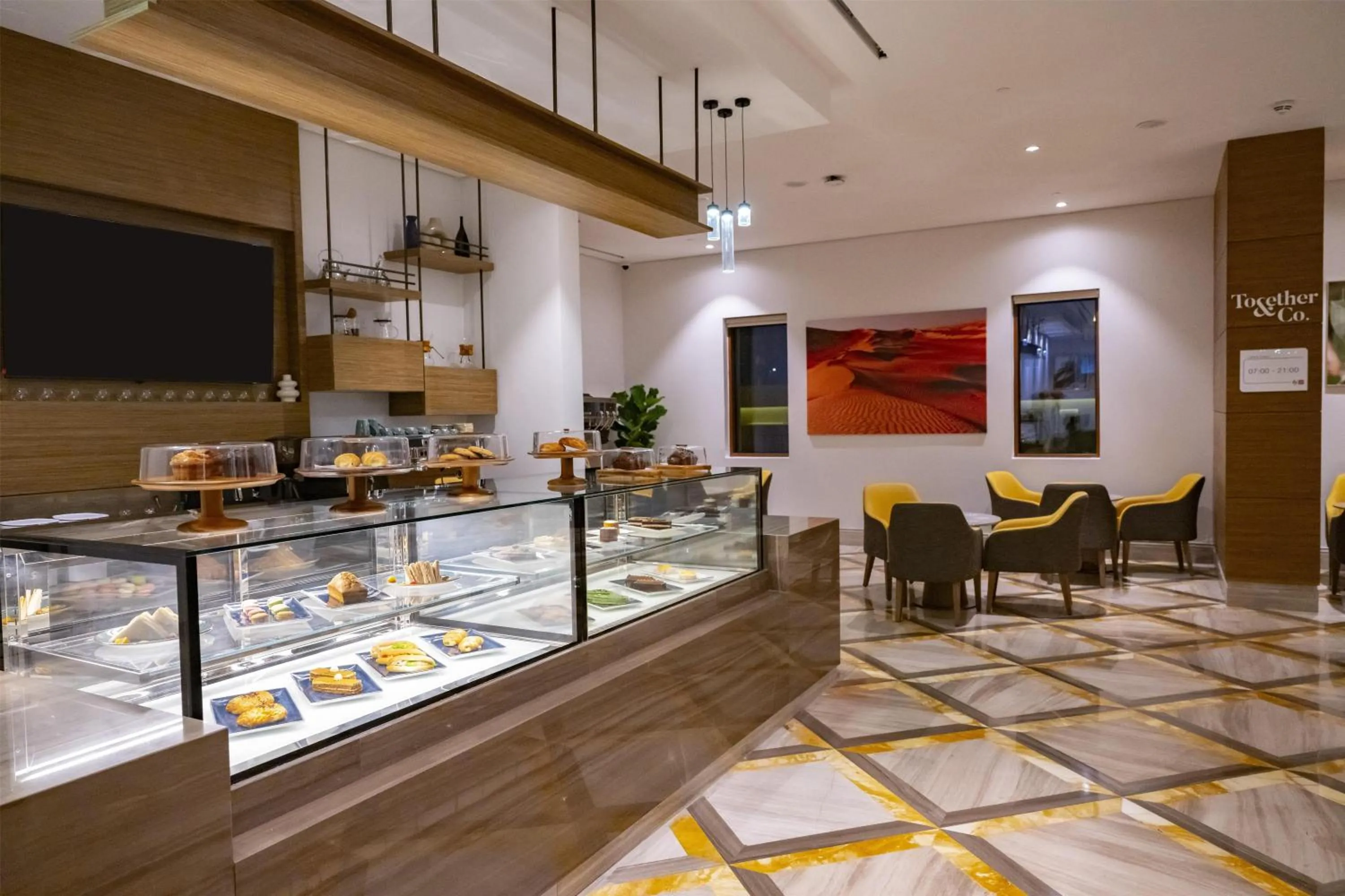 Restaurant/places to eat in Hilton Garden Inn Al Khobar King Fahd Causeway