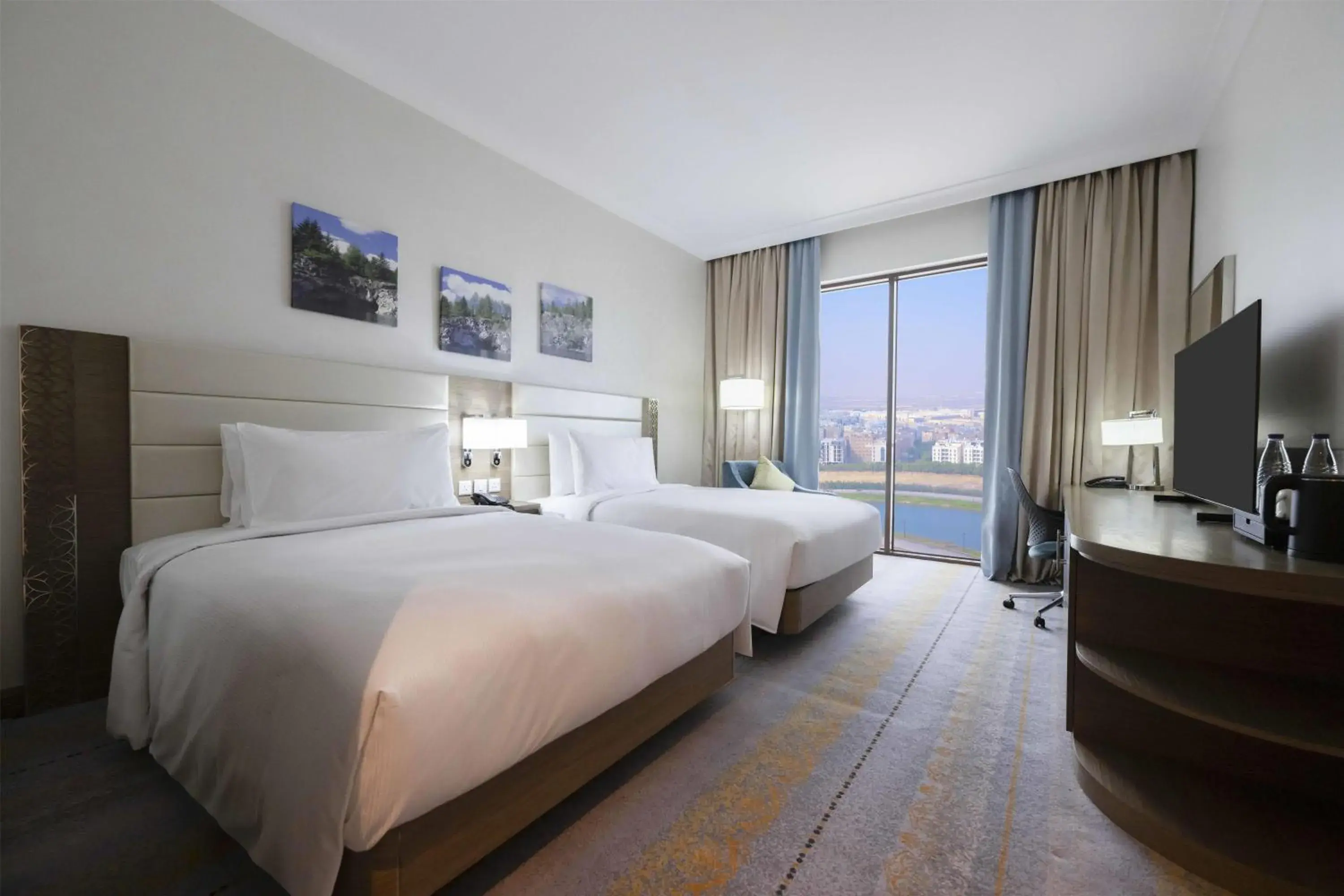 Twin Room in Hilton Garden Inn Al Khobar King Fahd Causeway Twin Room in Hilton Garden Inn Al Khobar King Fahd Causeway