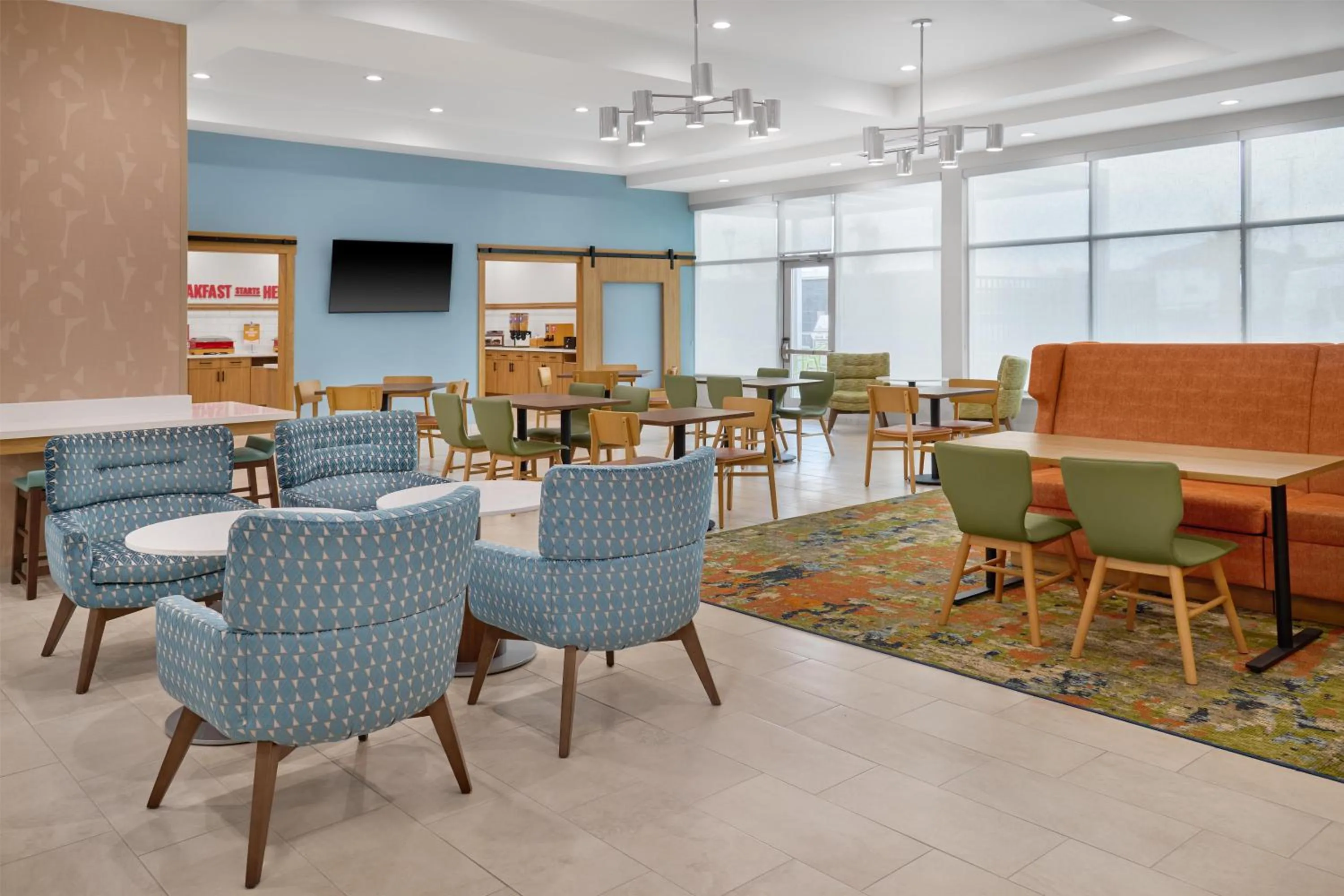 Breakfast in Hampton Inn Midland West