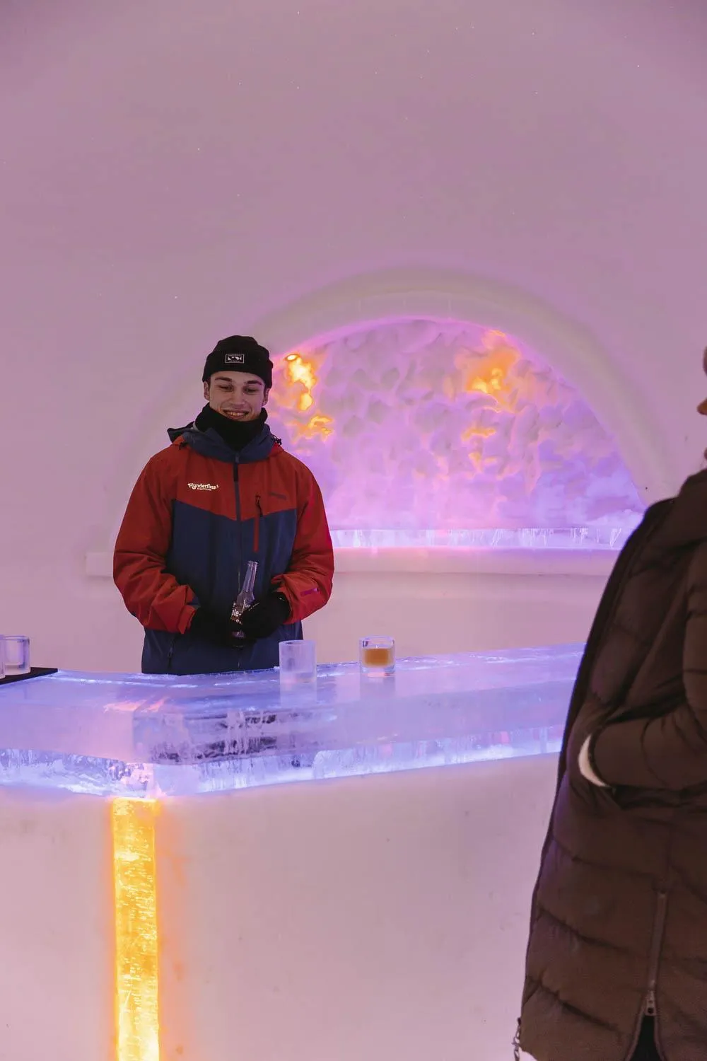 Lounge or bar in Hunderfossen Snow Hotel