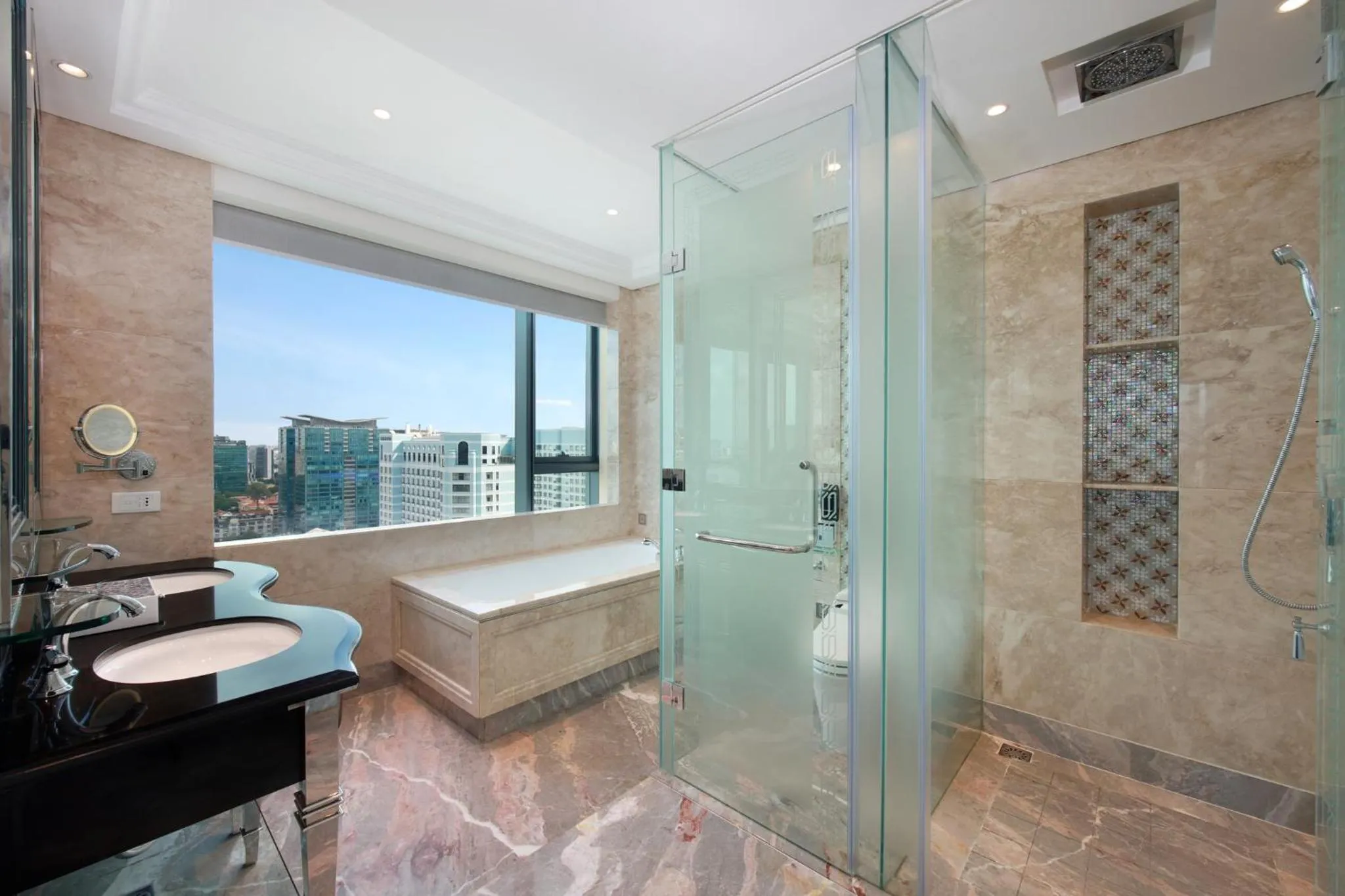 Shower in The Reverie Saigon Residential Suites